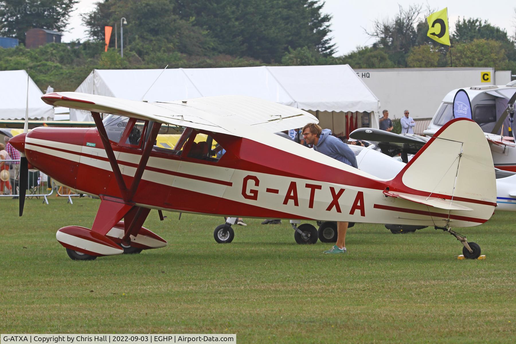 G-ATXA, 1956 Piper PA-22-150 Tri-Pacer C/N 22-3730, LAA fly in, Popham