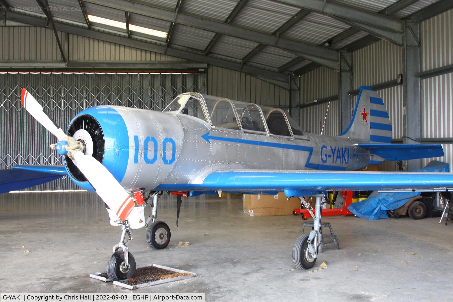 G-YAKI, 1986 Bacau Yak-52 C/N 866904, LAA fly in, Popham