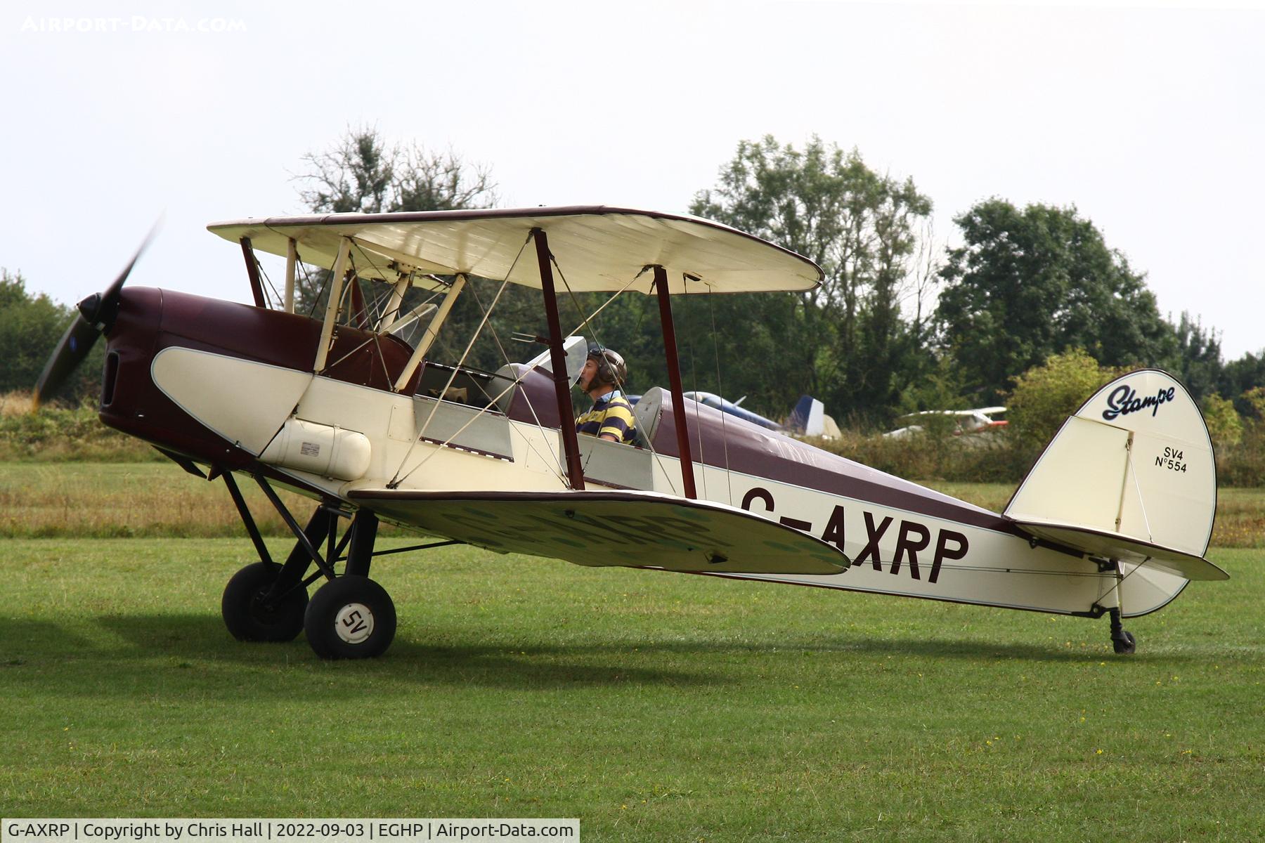 G-AXRP, 1947 Stampe-Vertongen SV-4C C/N 554, LAA fly in, Popham