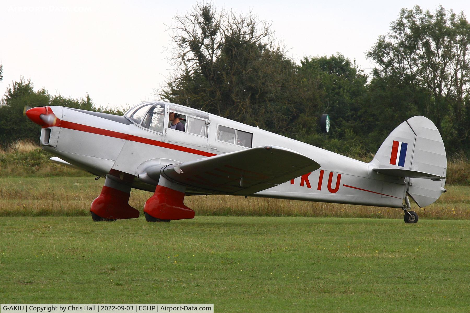 G-AKIU, 1948 Percival P-44 Proctor 5 C/N AE129, LAA fly in, Popham