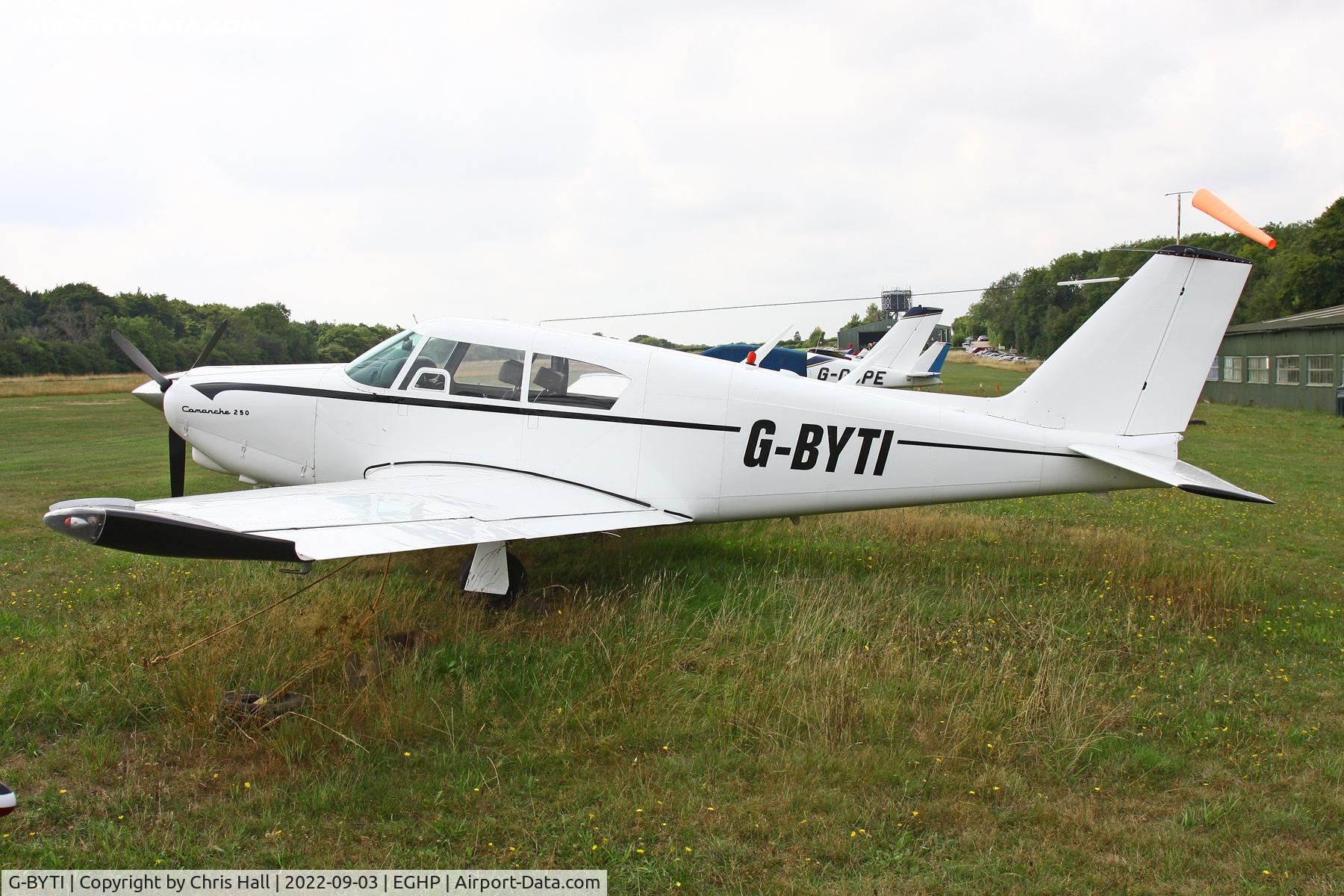 G-BYTI, 1963 Piper PA-24-250 Comanche C/N 24-3489, LAA fly in, Popham