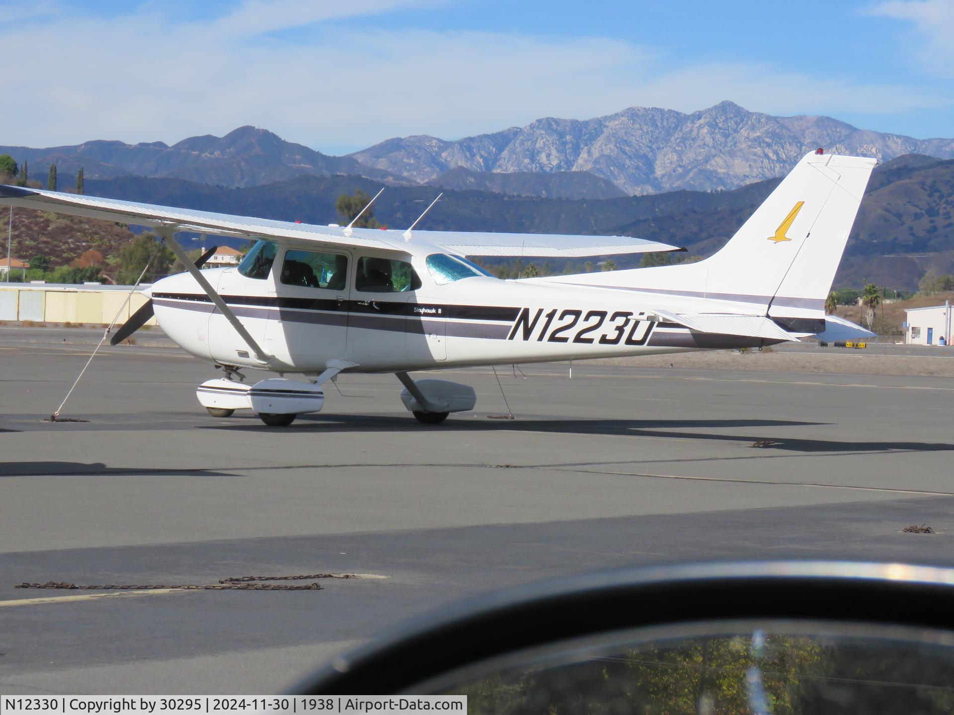 N12330, 1973 Cessna 172M Skyhawk II C/N 17261932, Parked