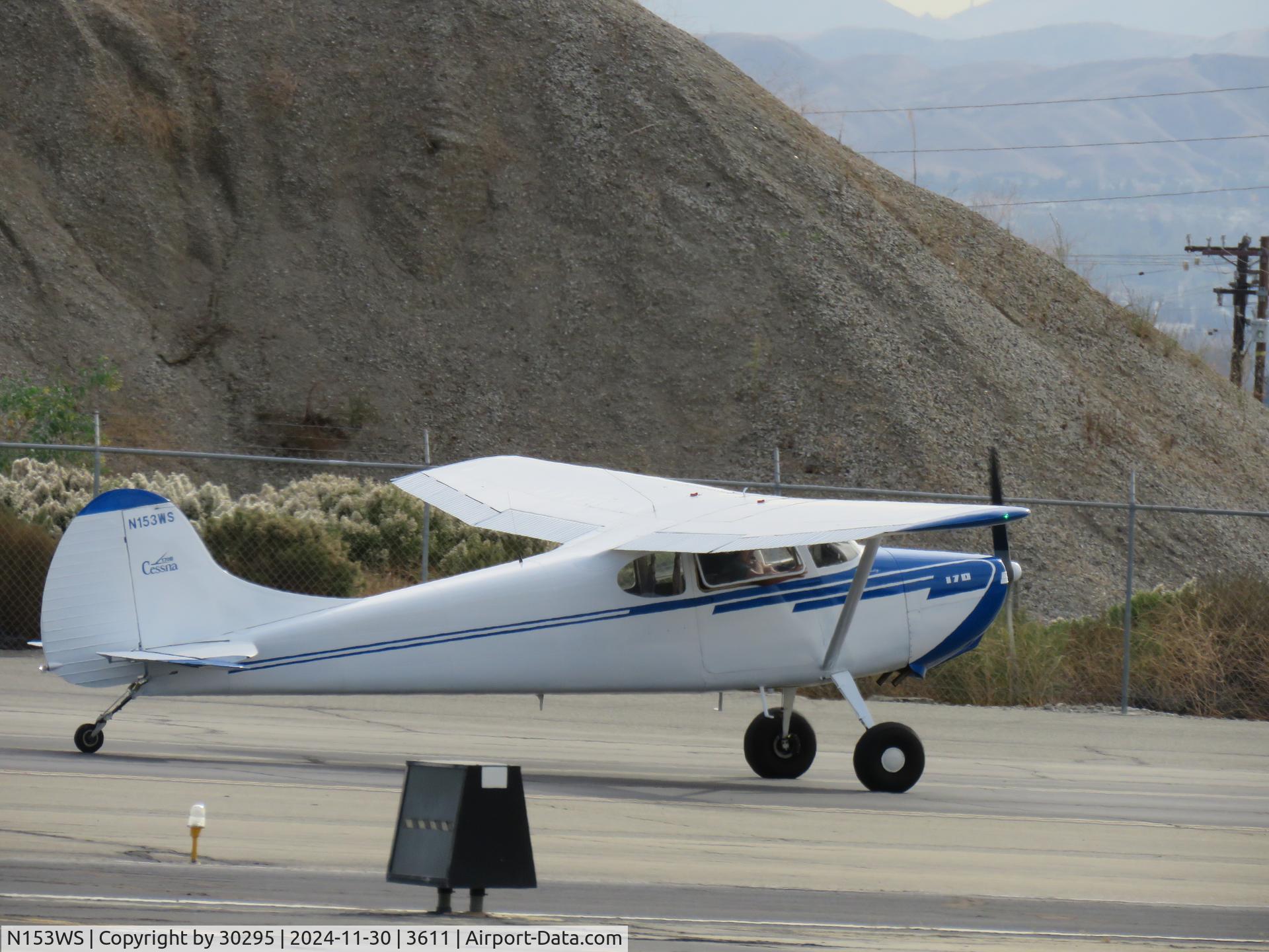 N153WS, 1952 Cessna 170B C/N 25355, Taxiing