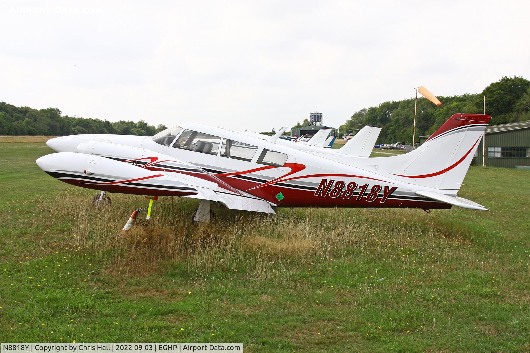N8818Y, 1969 Piper PA-30 Twin Comanche Twin Comanche C/N 30-1976, LAA fly in, Popham