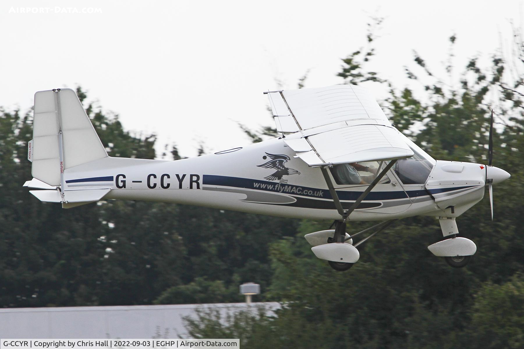 G-CCYR, 2004 Comco Ikarus C42 FB80 C/N 0408-6612, LAA fly in, Popham