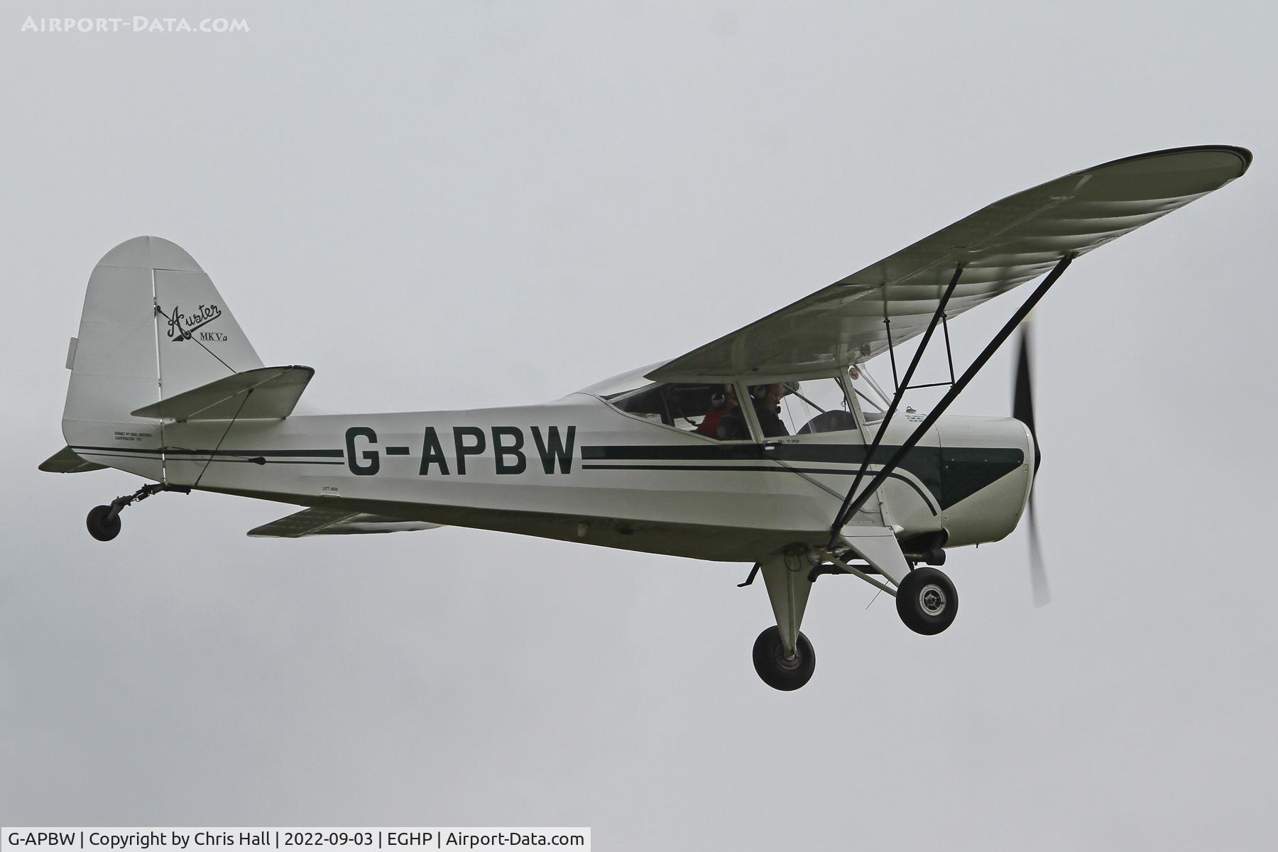 G-APBW, 1957 Auster 5A C/N 3405, LAA fly in, Popham
