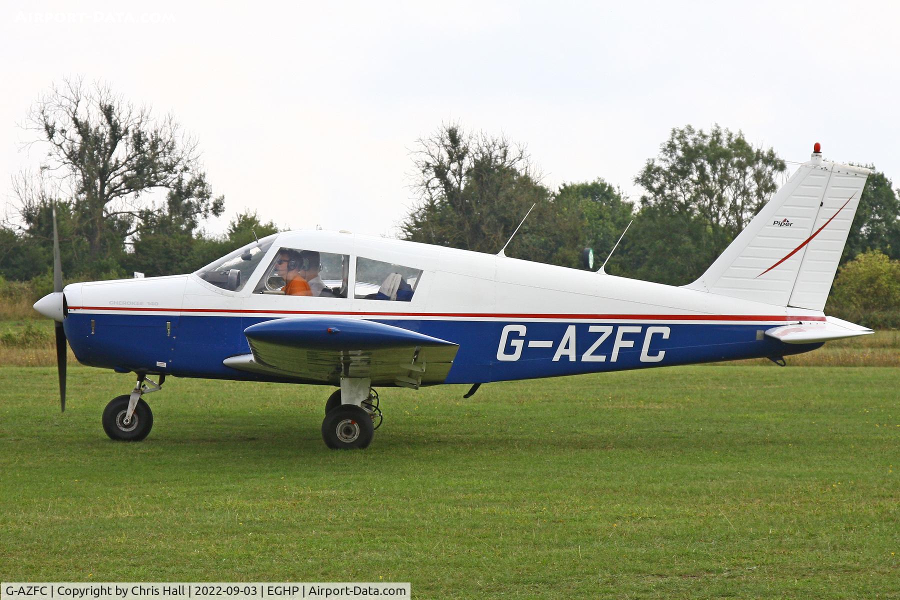 G-AZFC, 1971 Piper PA-28-140 Cherokee C/N 28-7125486, LAA fly in, Popham