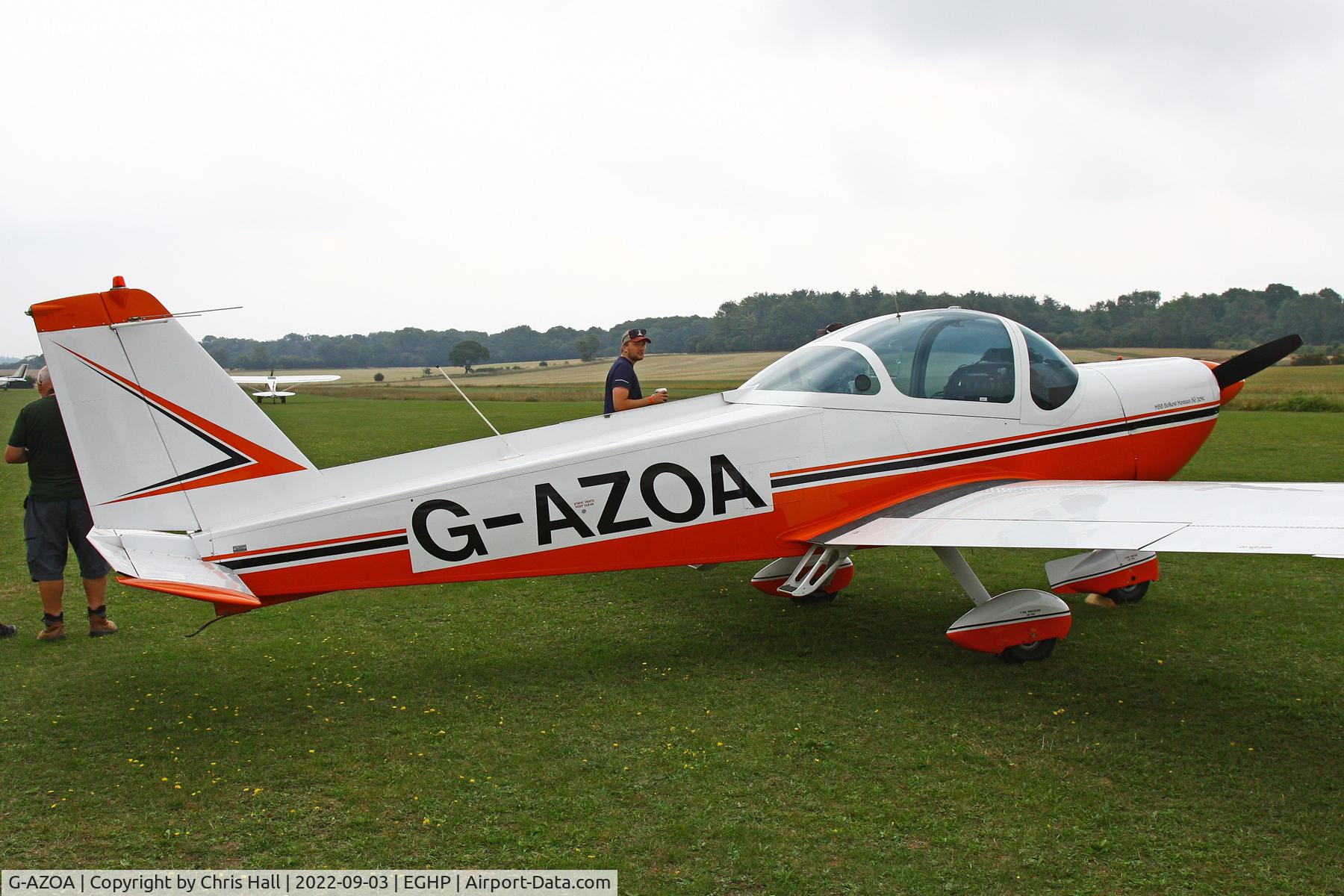 G-AZOA, 1972 Bolkow Bo-209 Monsun C/N 183, LAA fly in, Popham
