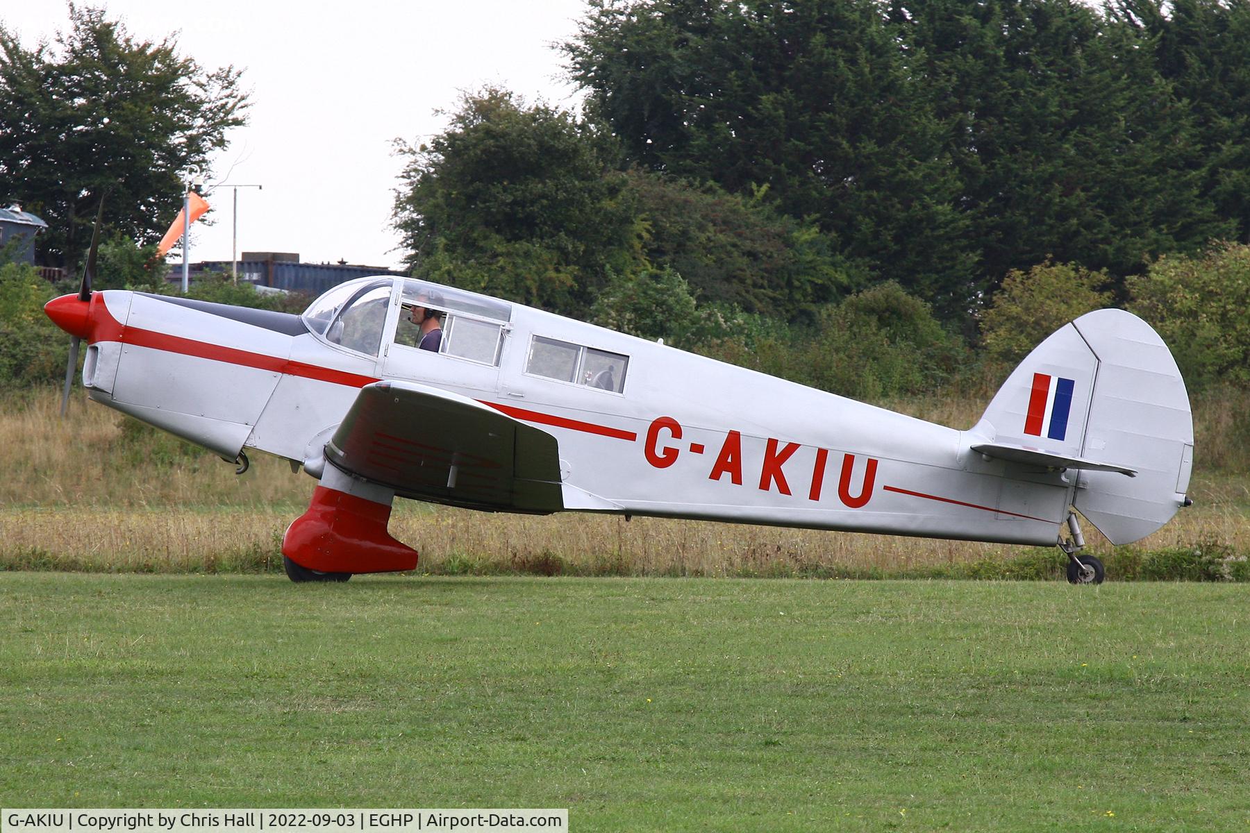G-AKIU, 1948 Percival P-44 Proctor 5 C/N AE129, LAA fly in, Popham