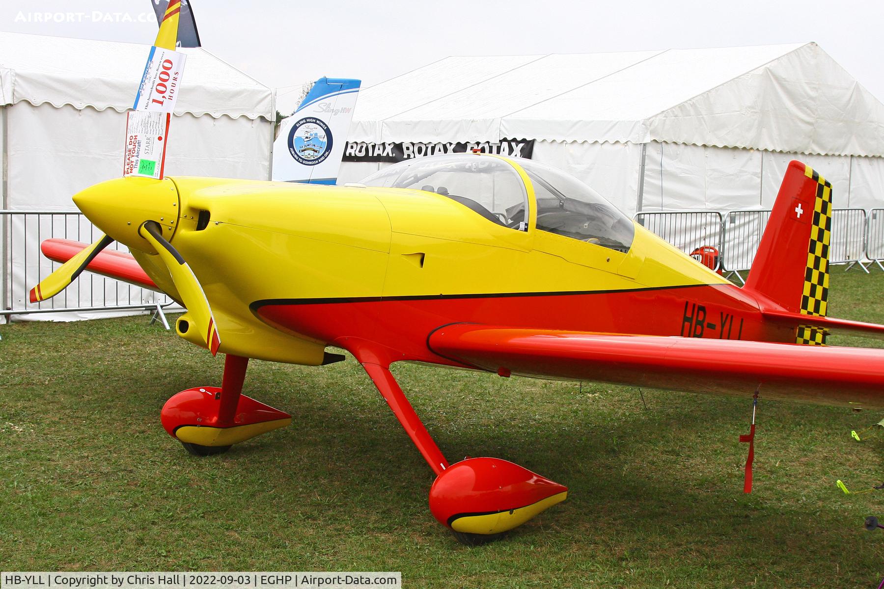 HB-YLL, 2005 Vans RV-6 C/N 25685, LAA fly in, Popham