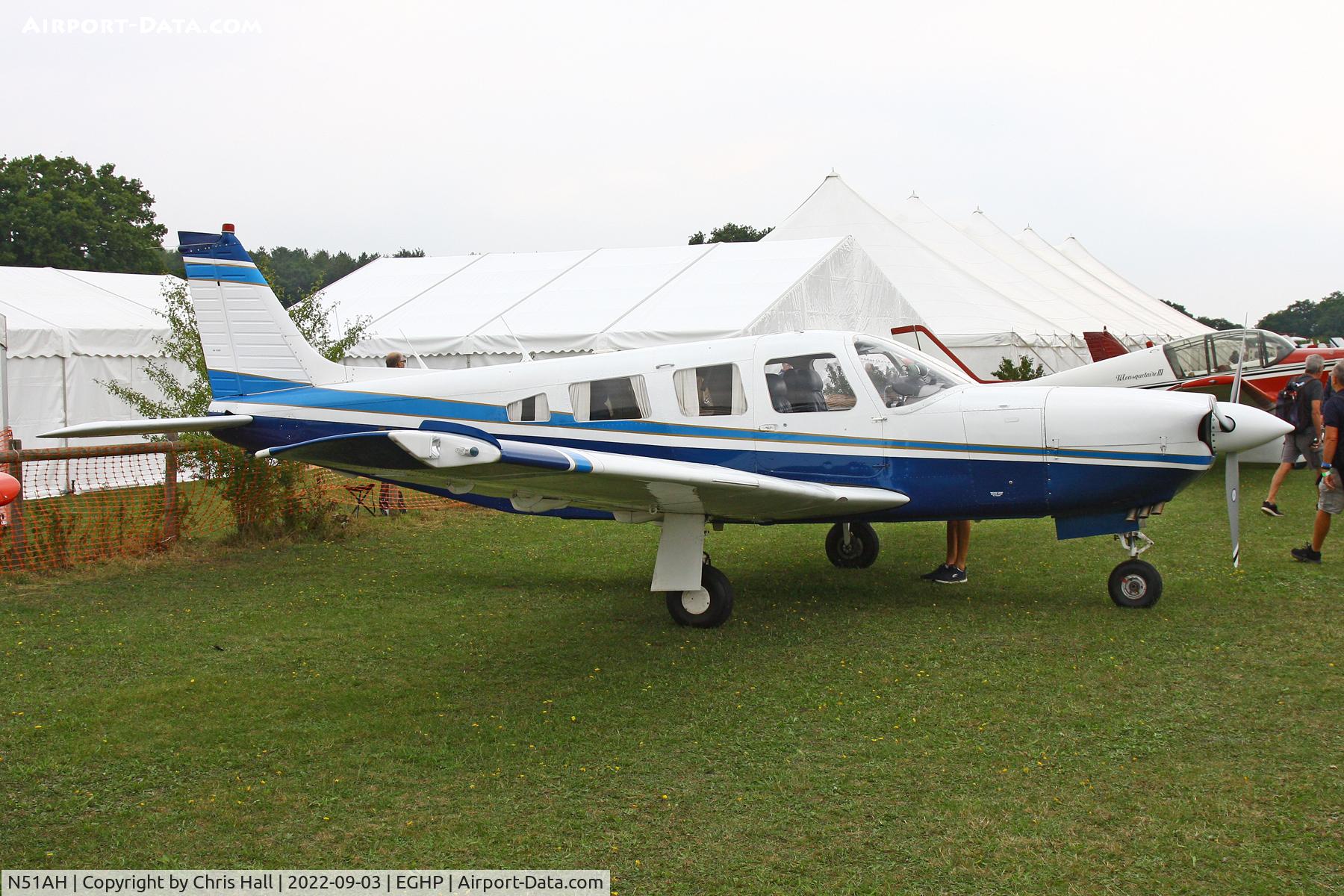N51AH, 1984 Piper PA-32R-301 C/N 32R-8413017, LAA fly in, Popham