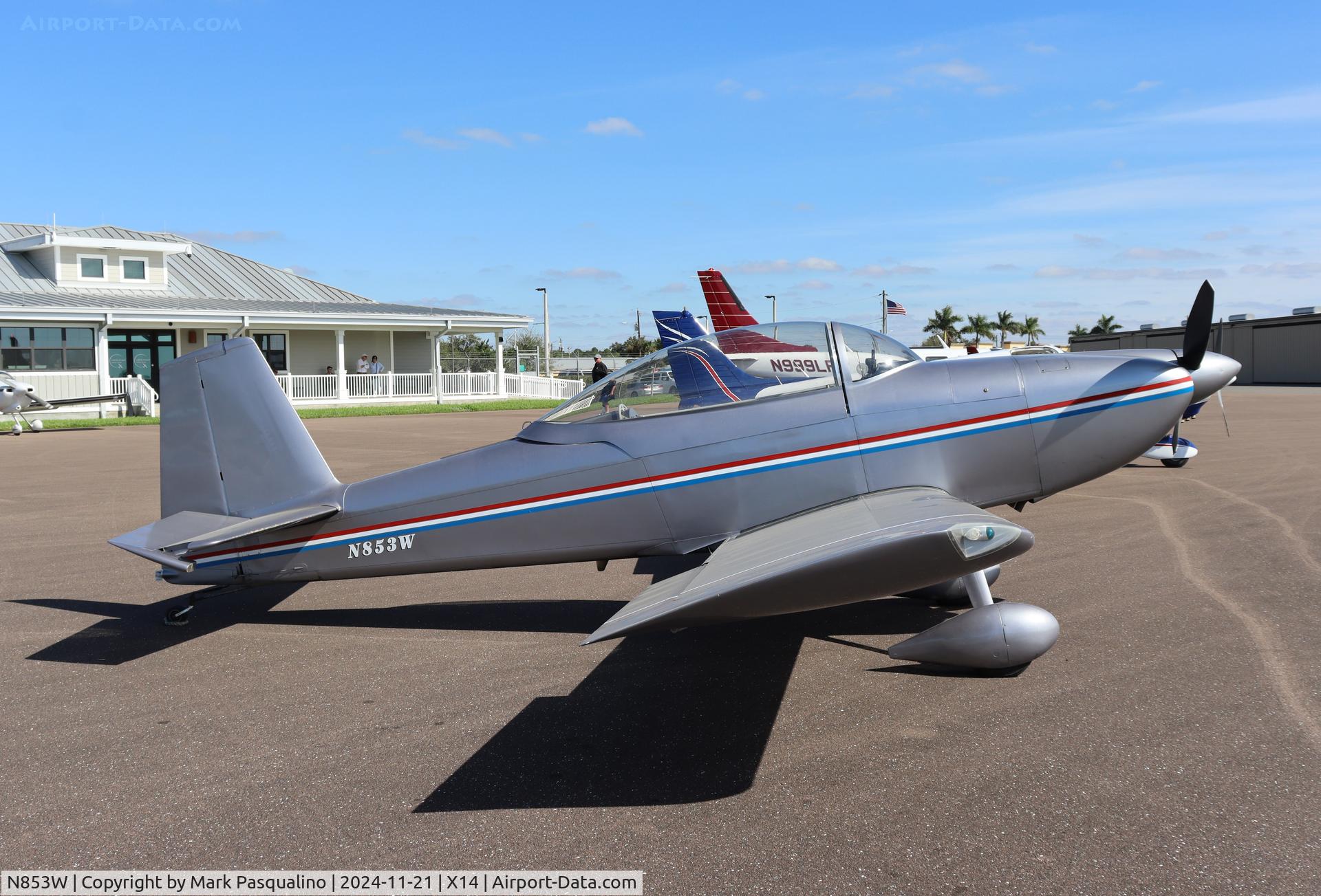 N853W, 2000 Vans RV-8 C/N 80953, Vans RV-8