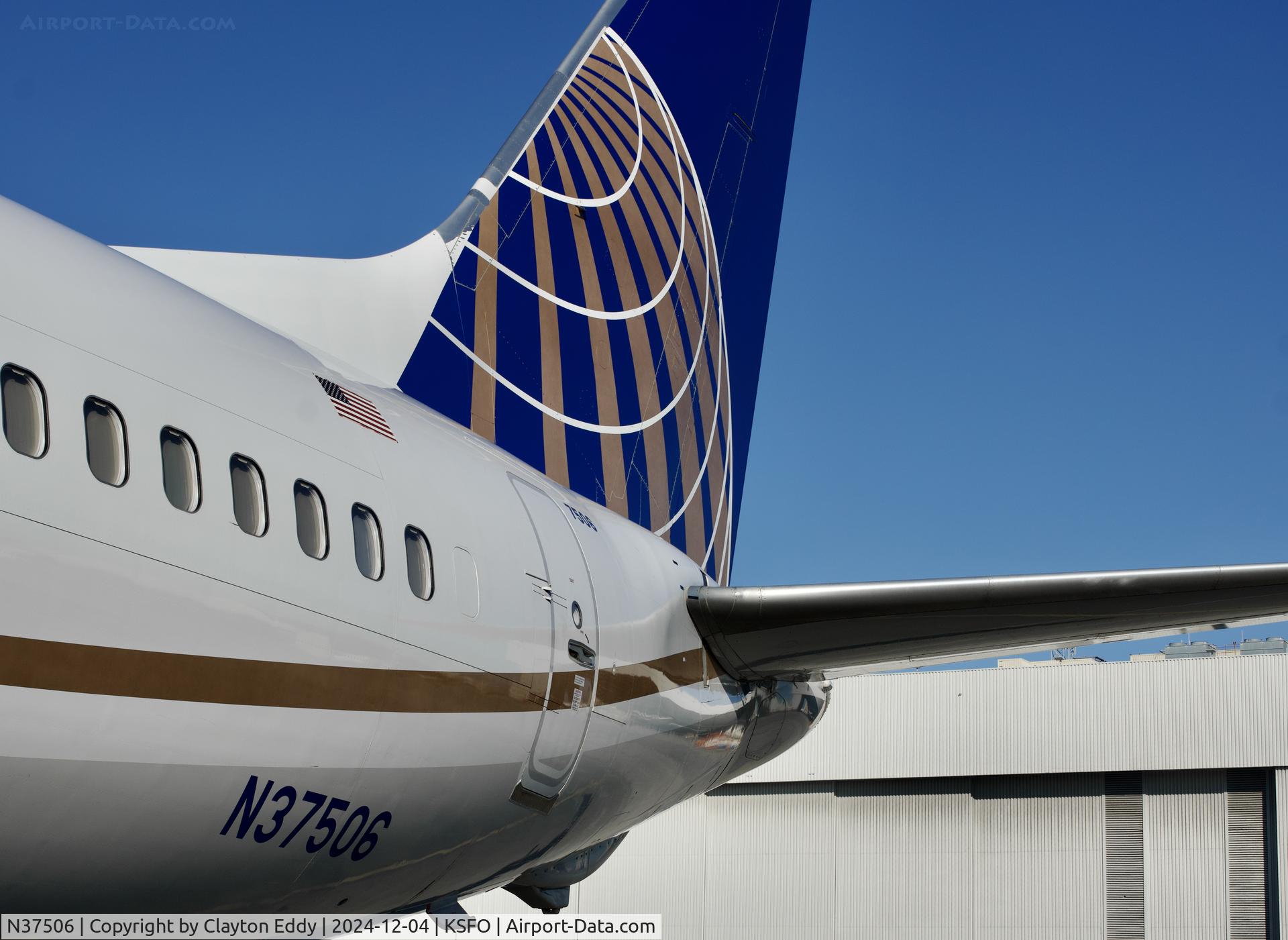 N37506, 2018 Boeing 737-9 MAX C/N 43432, SFO 2024.
