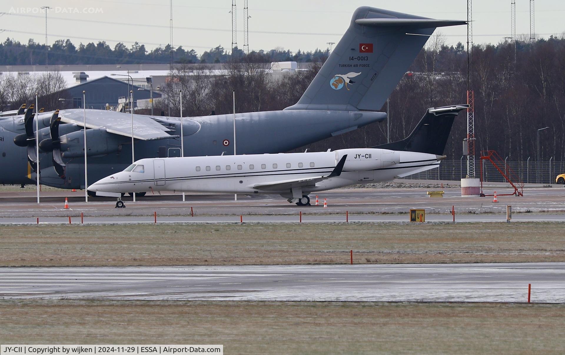 JY-CII, 2011 Embraer EMB-135BJ Legacy C/N 14501142, Ramp M