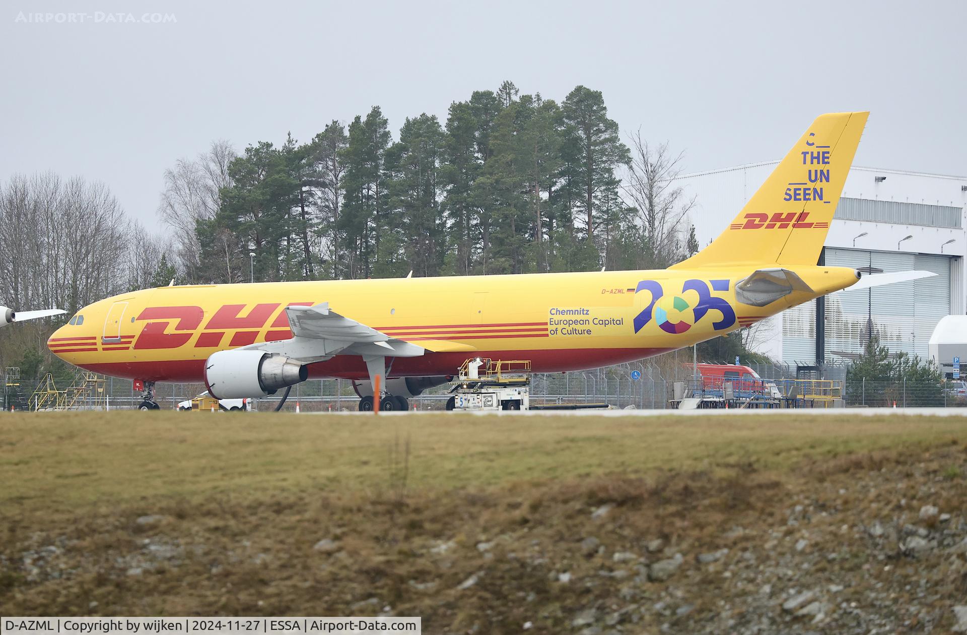 D-AZML, 1996 Airbus A300B4-622R C/N 770, Ramp R