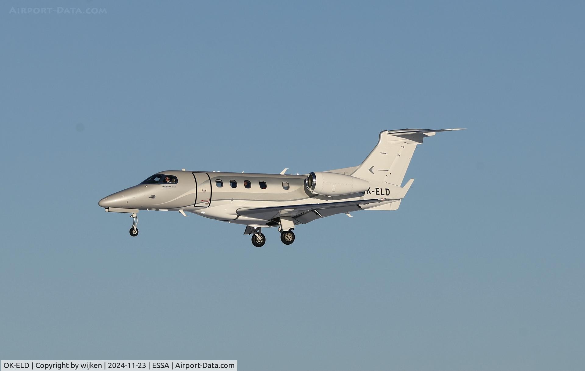 OK-ELD, 2020 Embraer 505 Phenom 300E C/N 50500585, Rwy 26