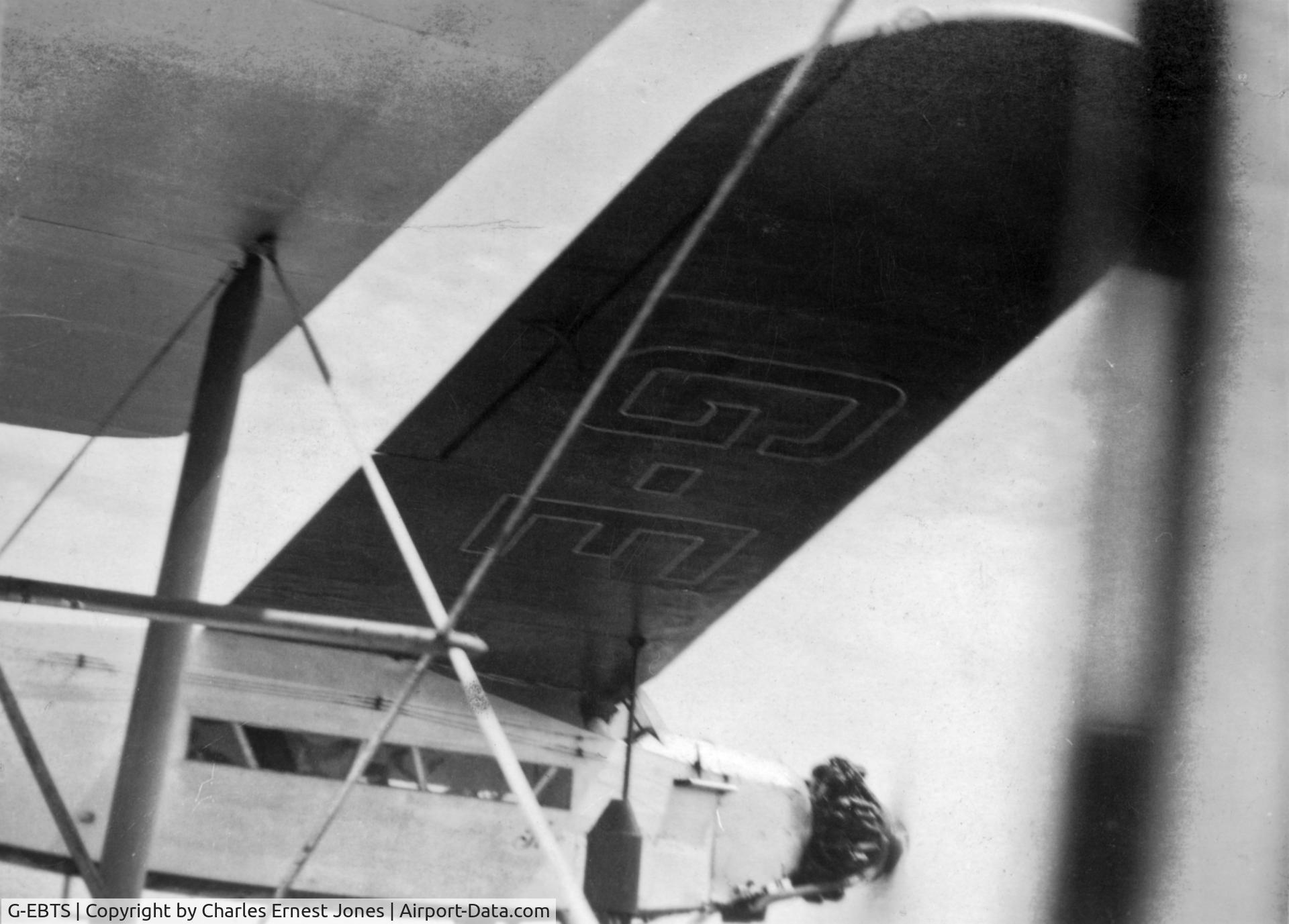 G-EBTS, 1927 Fokker F-VIIA C/N 4953, Shot of Spider flying  from a biplane in close formation (I believe a Gypsy Moth) in Spider's later years in India
