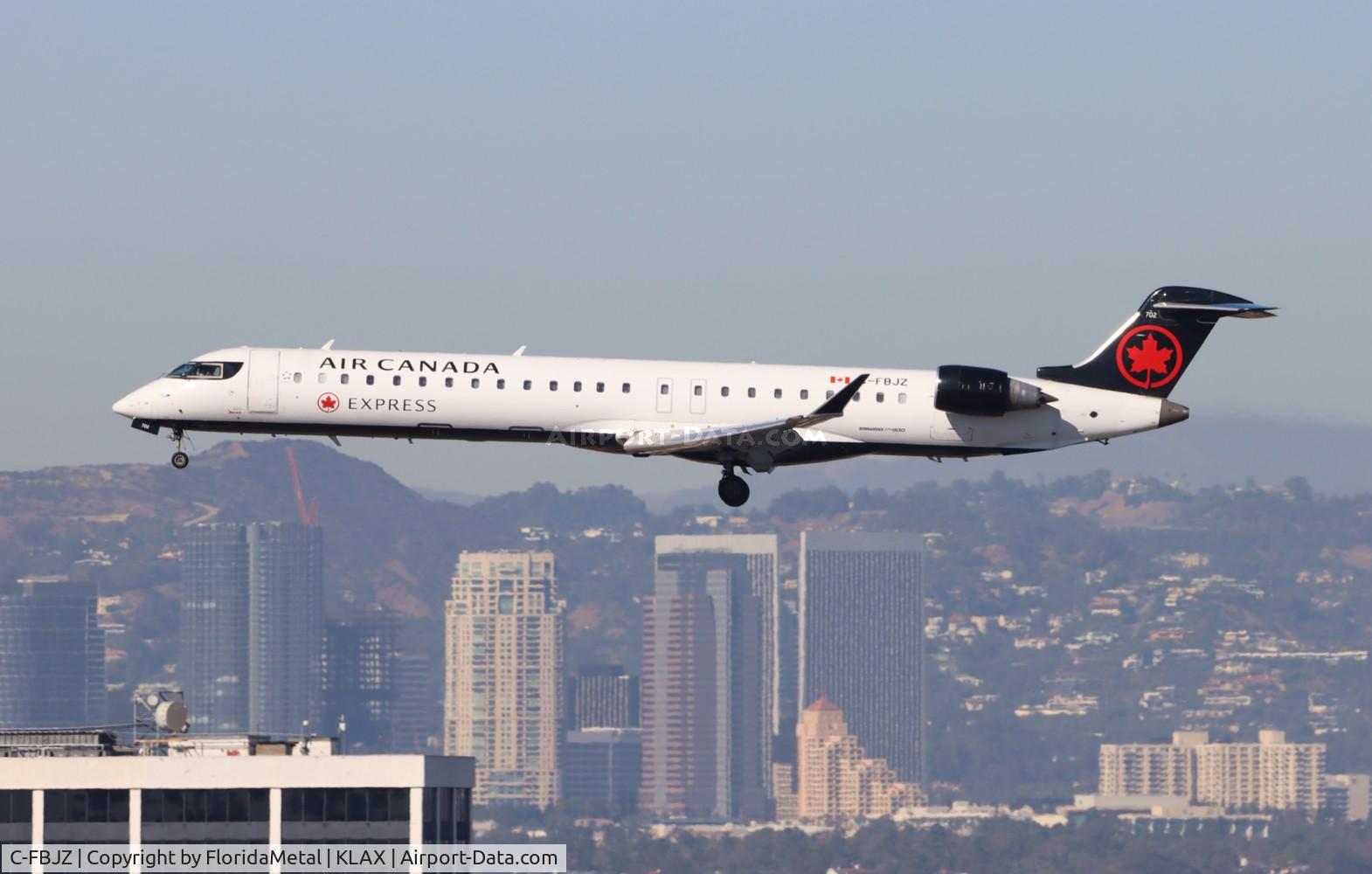 C-FBJZ, 2005 Canadair CRJ-705ER (CL-600-2D15) Regional Jet C/N 15037, ACA Jazz CRJ9 zx YVR-LAX