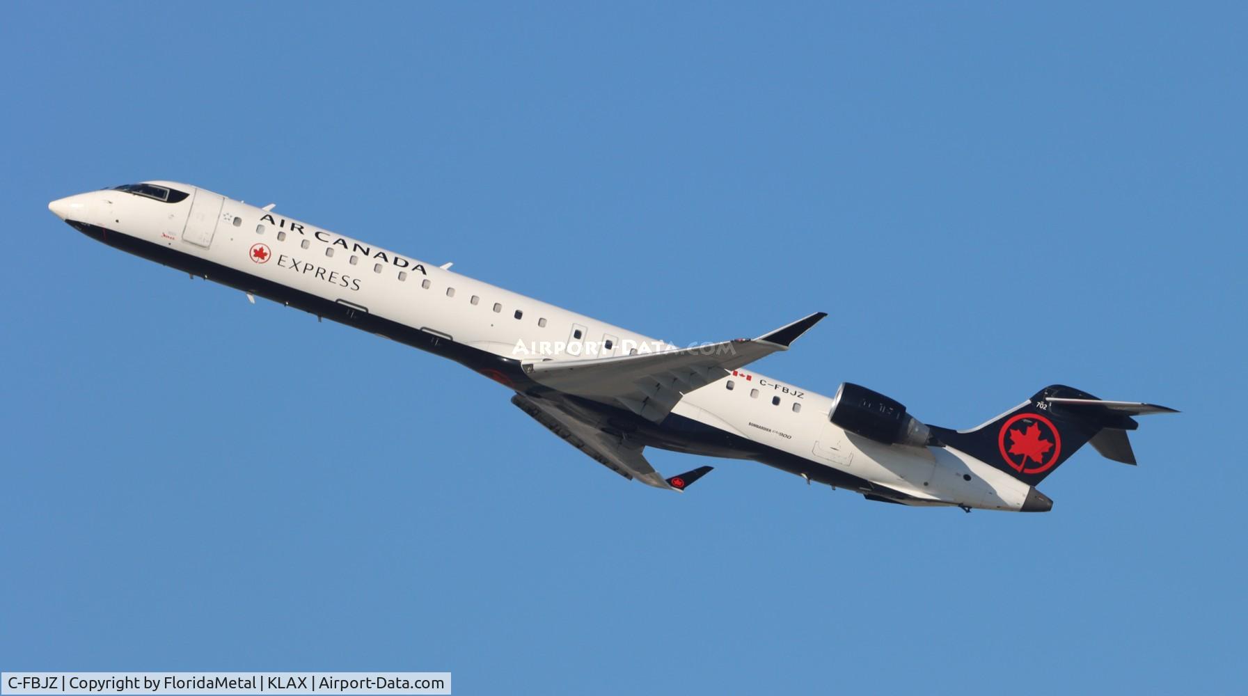 C-FBJZ, 2005 Canadair CRJ-705ER (CL-600-2D15) Regional Jet C/N 15037, ACA Jazz CRJ9 zx LAX-CYVR