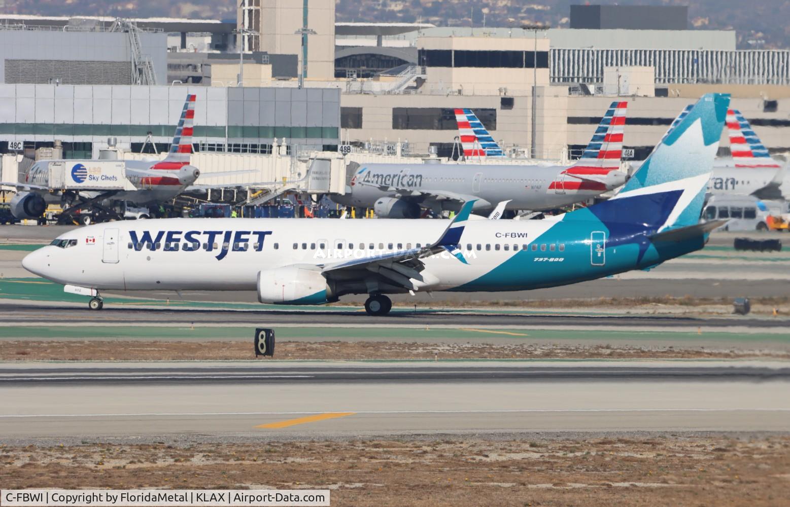 C-FBWI, 2013 Boeing 737-8CT C/N 39090, WJA 738 zx yyc-lax