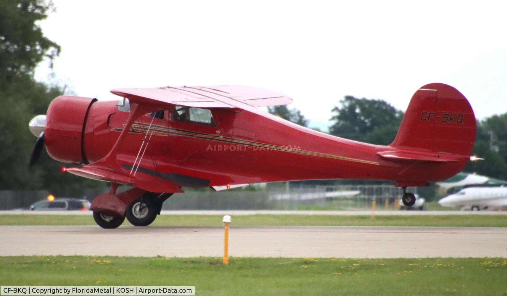 CF-BKQ, 1943 Beech D17S Staggerwing C/N 4849, Beech 17 zx 