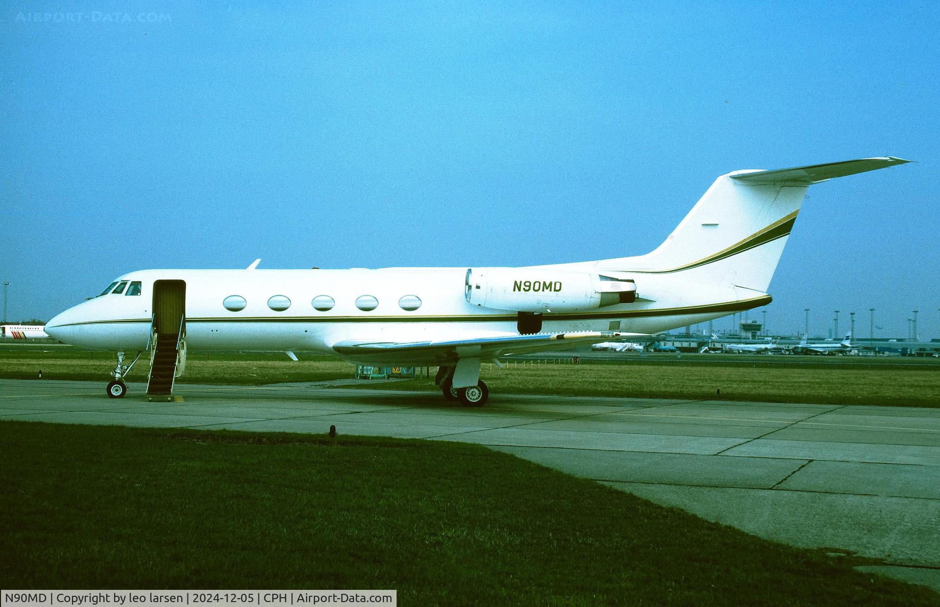 N90MD, 1979 Grummann G-1159 Gulfstrean II SP C/N 241, Copenhagen