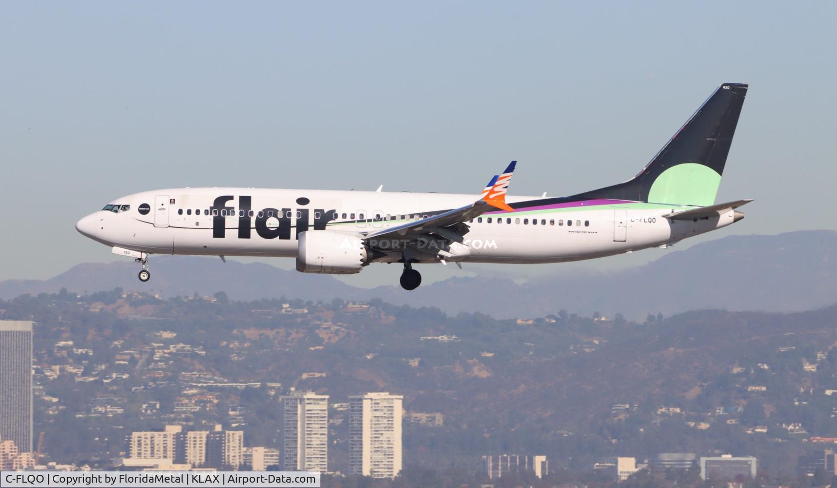 C-FLQO, 2019 Boeing 737-8 MAX C/N 43565, FLE 737-8 zx cyvr-lax