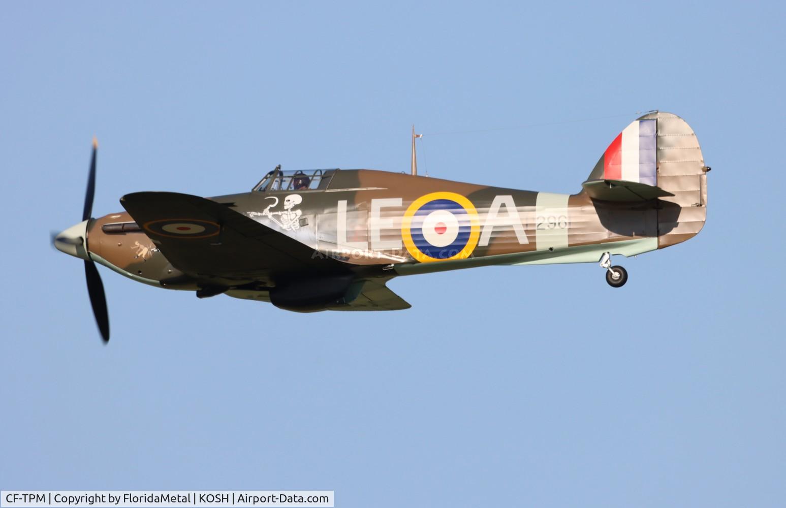 CF-TPM, 1943 Hawker Hurricane IV C/N KZ321, Hawker Hurricane zx 