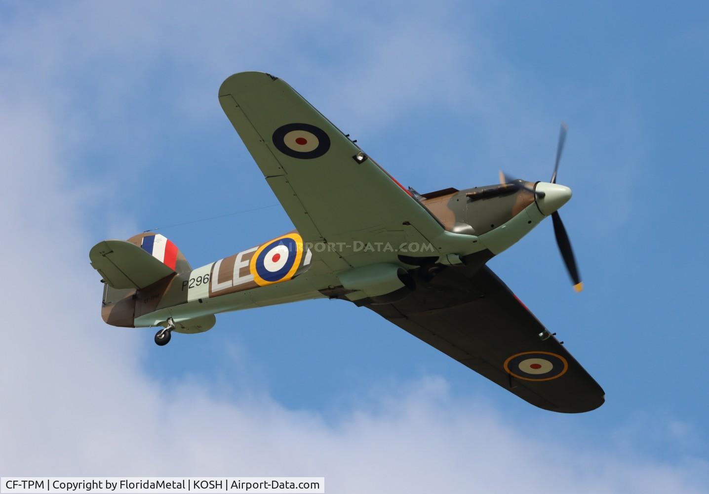 CF-TPM, 1943 Hawker Hurricane IV C/N KZ321, Hawker Hurricane zx 