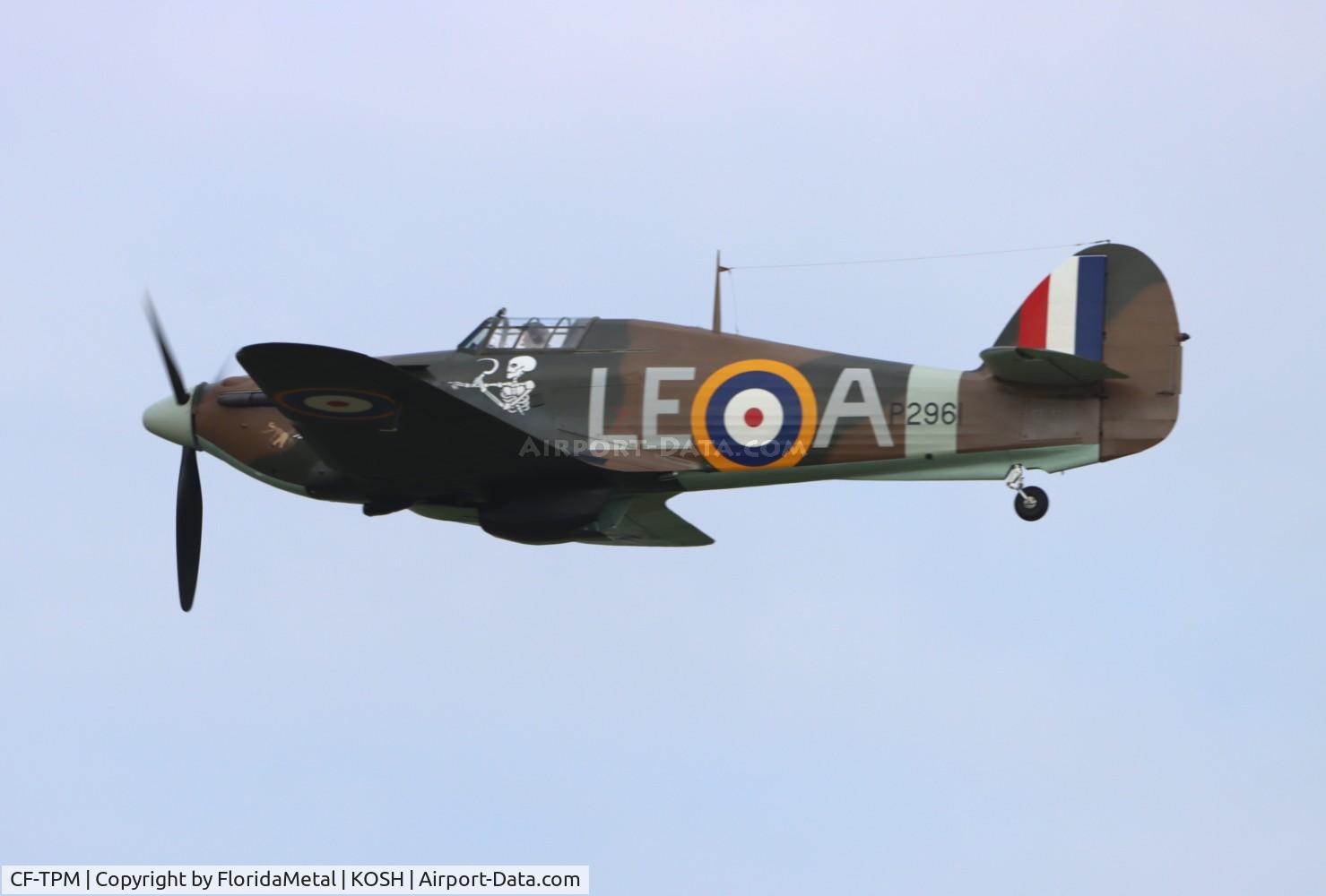 CF-TPM, 1943 Hawker Hurricane IV C/N KZ321, Hawker Hurricane zx 