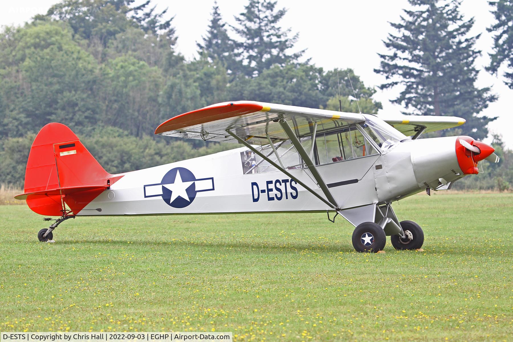 D-ESTS, 1962 Piper PA-18-150 Super Cub Super Cub C/N 18-7893, LAA fly in, Popham