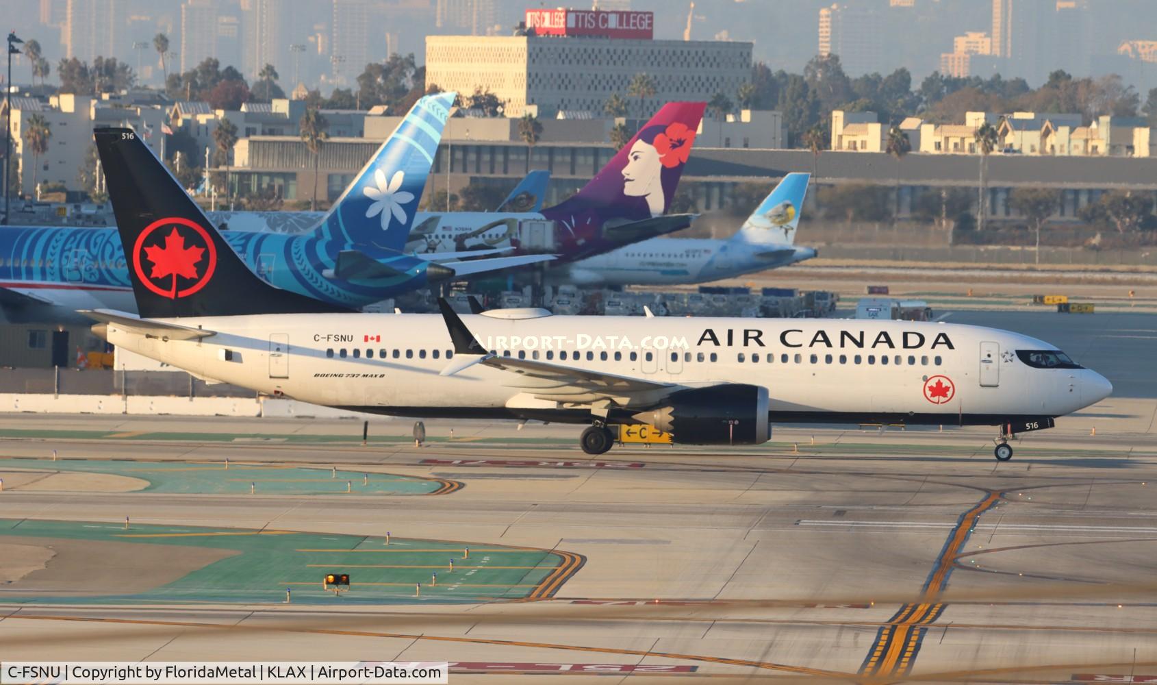 C-FSNU, 2018 Boeing 737-8 C/N 61220, ACA 737-8 zx cyvr-lax