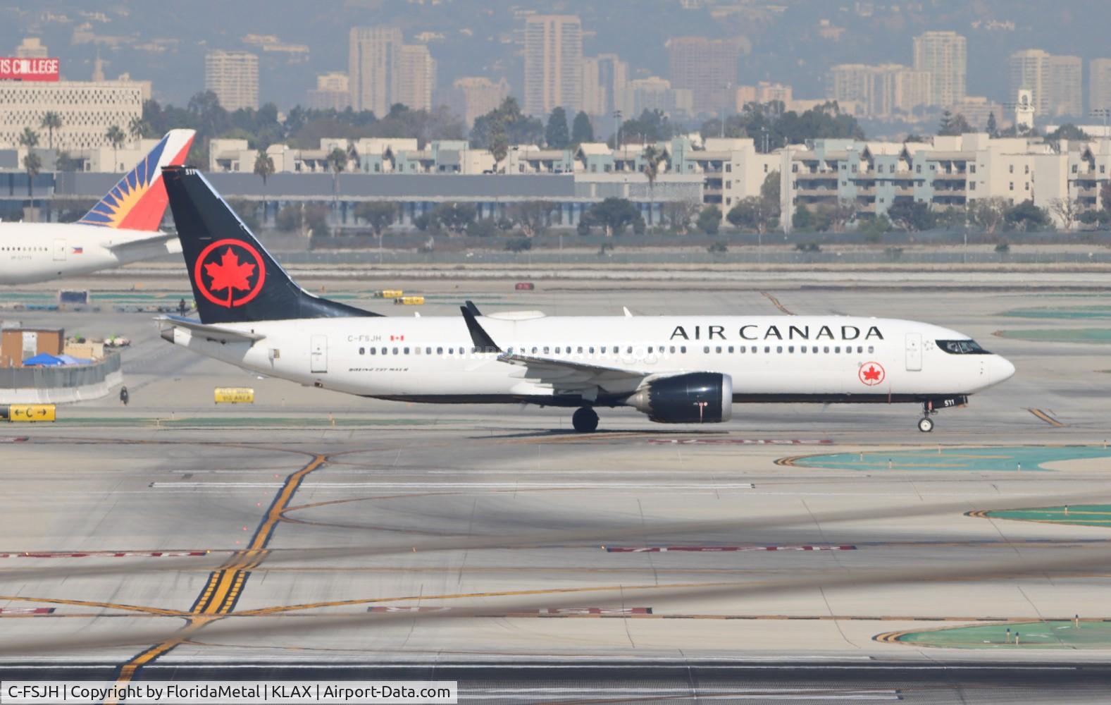 C-FSJH, 2018 Boeing 737-8 C/N 61218, ACA 737-8 zx cyvr-lax