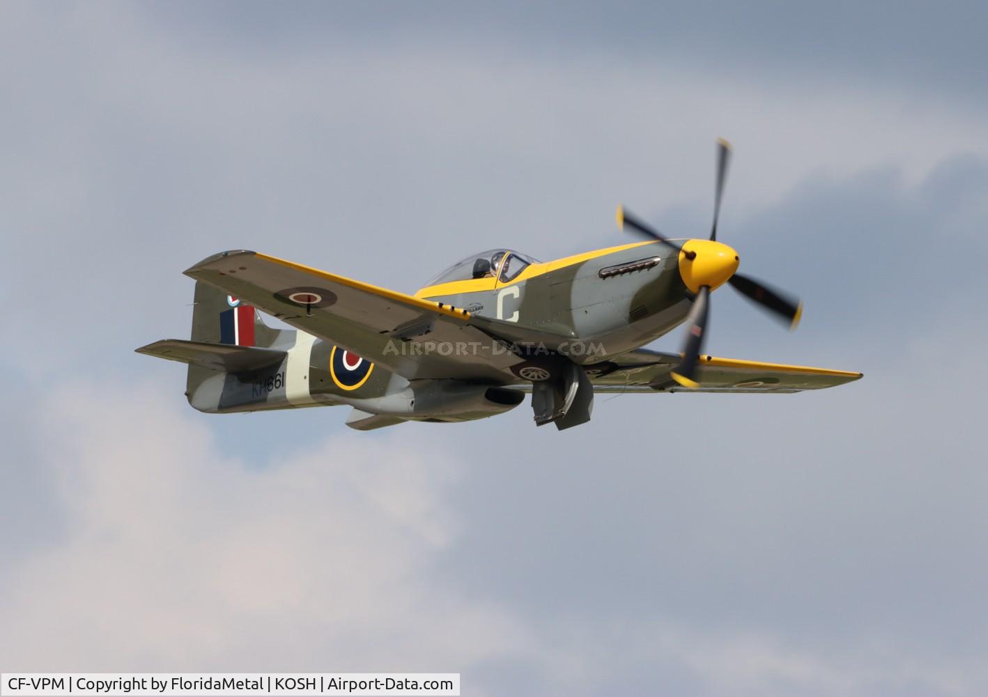 CF-VPM, 1944 North American P-51D Mustang C/N 122-39922, RAF P-51D zx 