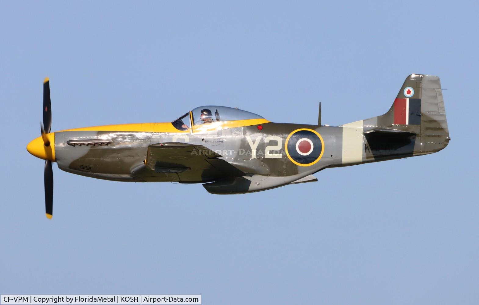 CF-VPM, 1944 North American P-51D Mustang C/N 122-39922, RAF P-51D zx 