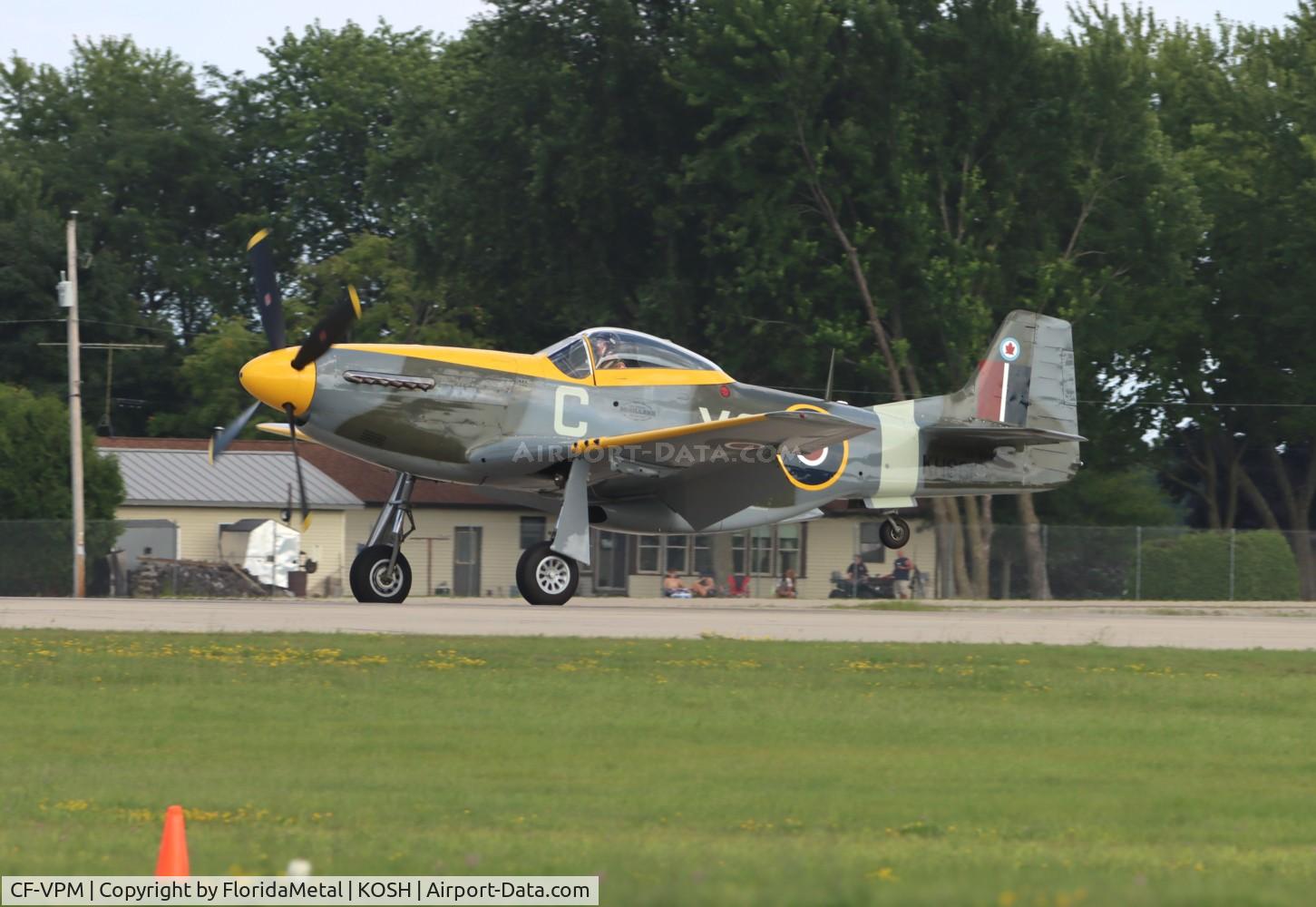 CF-VPM, 1944 North American P-51D Mustang C/N 122-39922, OSH 24 zx 