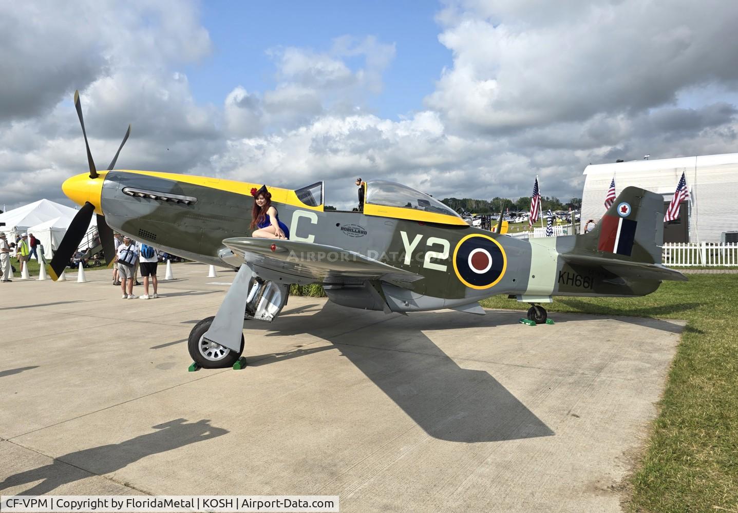 CF-VPM, 1944 North American P-51D Mustang C/N 122-39922, RAF P-51D zx 