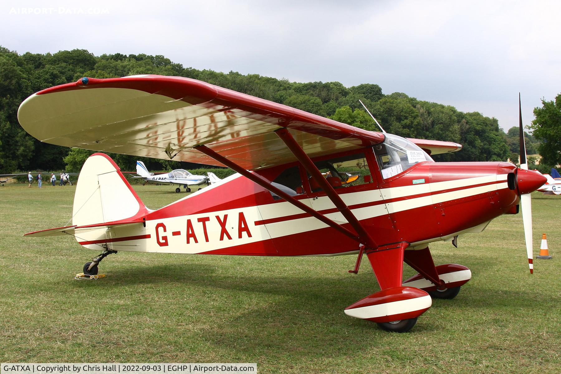 G-ATXA, 1956 Piper PA-22-150 Tri-Pacer C/N 22-3730, LAA fly in, Popham