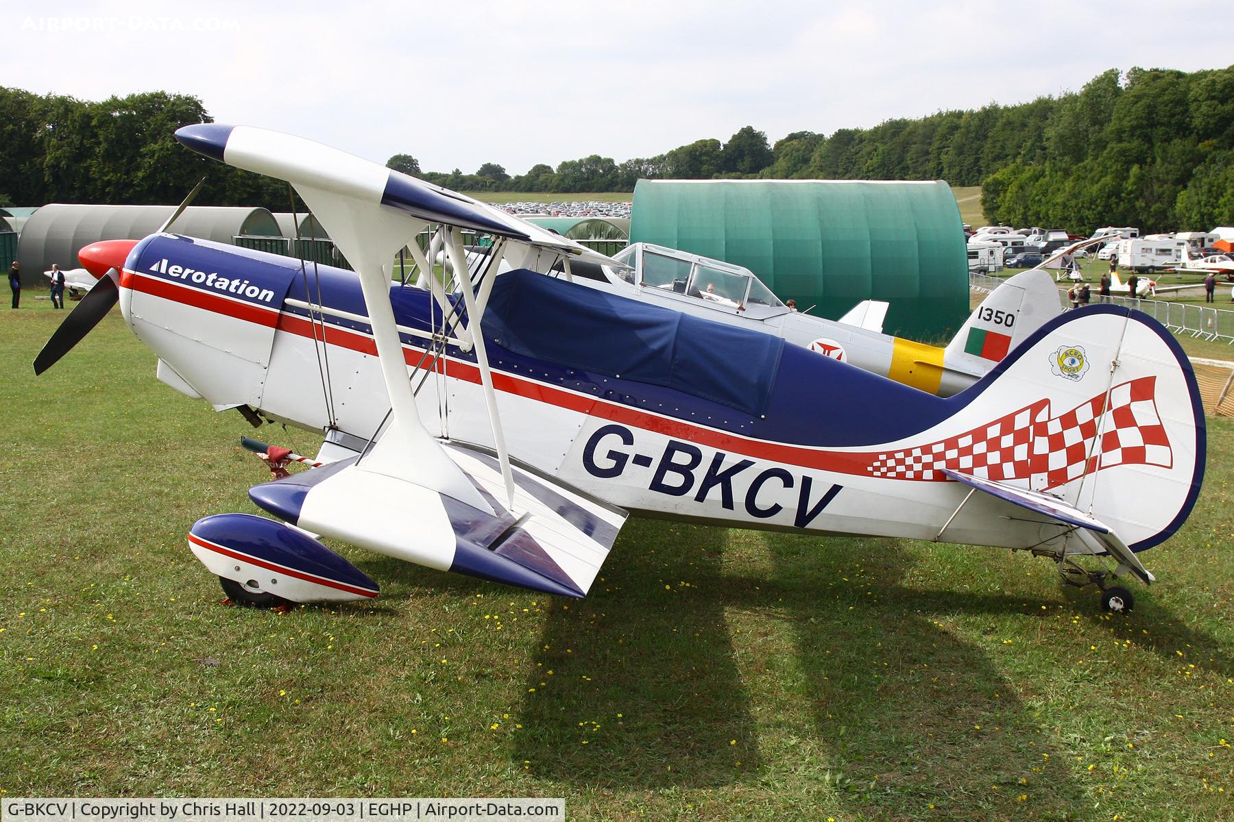 G-BKCV, 1990 EAA Acro Sport II C/N PFA 072A-10776, LAA fly in, Popham