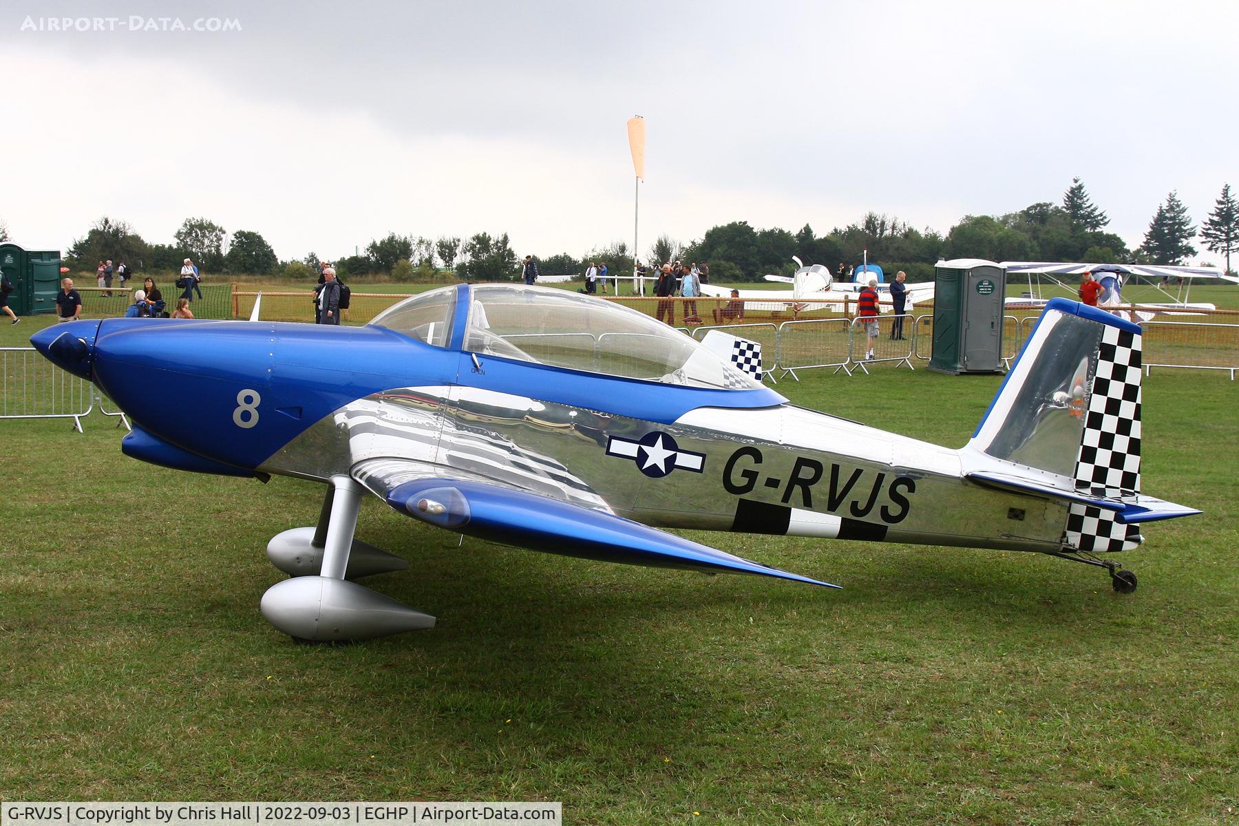G-RVJS, 2010 Vans RV-8 C/N 82237, LAA fly in, Popham