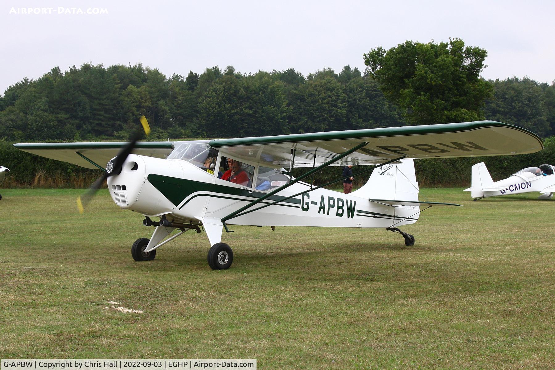 G-APBW, 1957 Auster 5A C/N 3405, LAA fly in, Popham