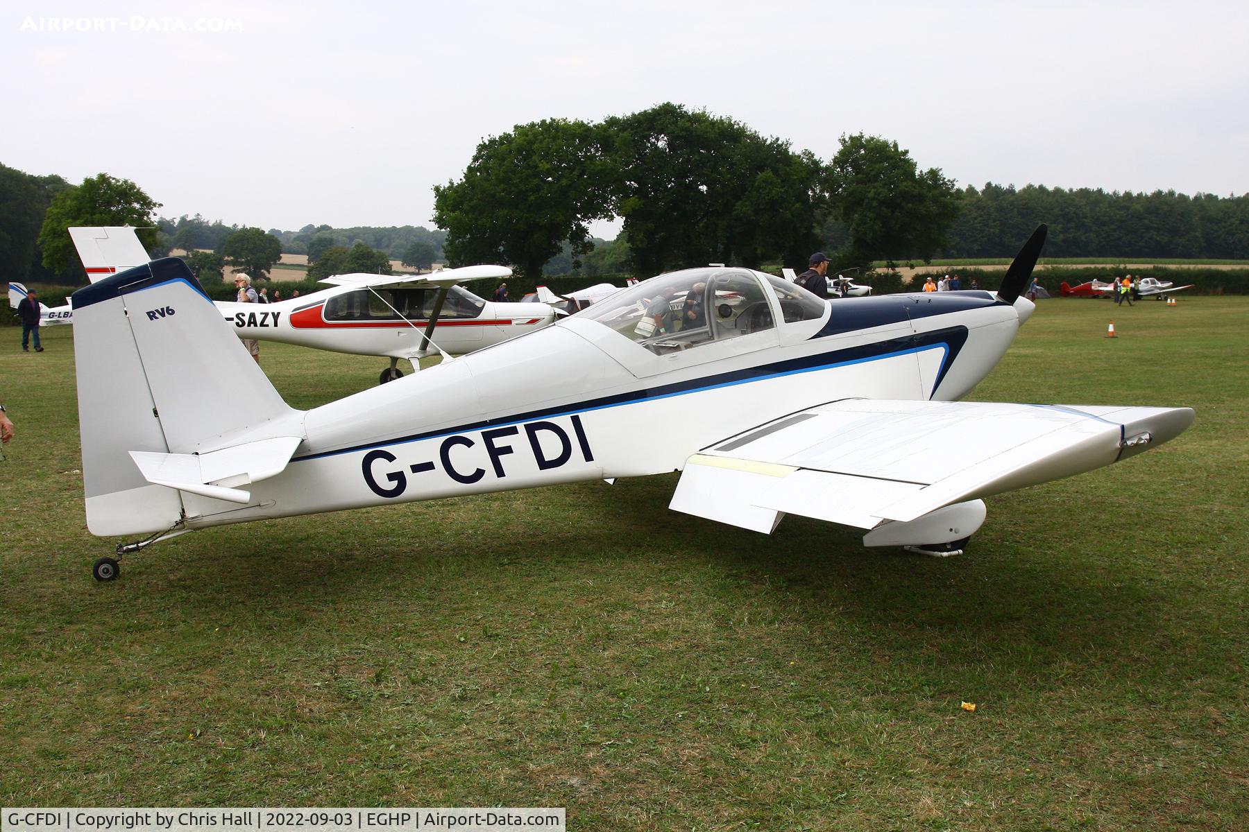 G-CFDI, 1999 Vans RV-6 C/N 23116, LAA fly in, Popham