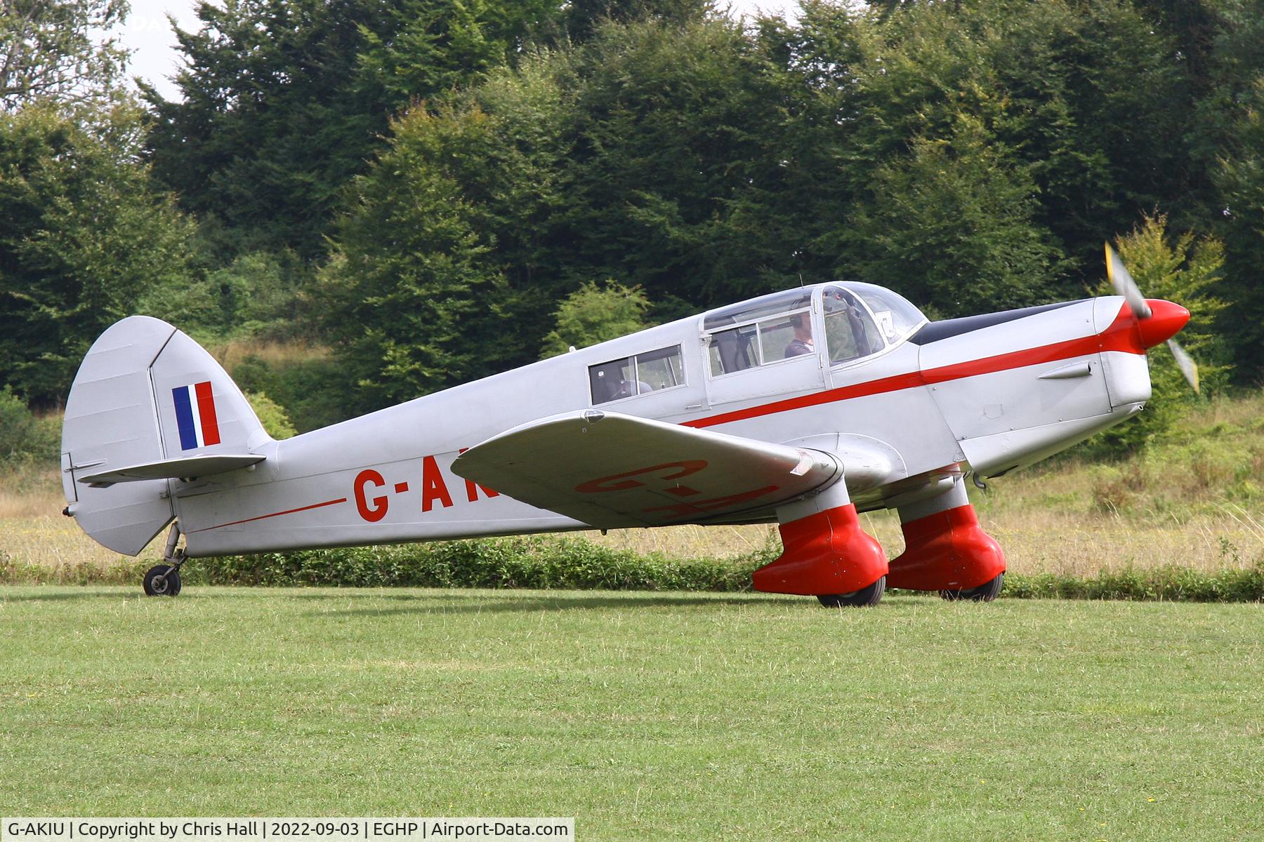 G-AKIU, 1948 Percival P-44 Proctor 5 C/N AE129, LAA fly in, Popham