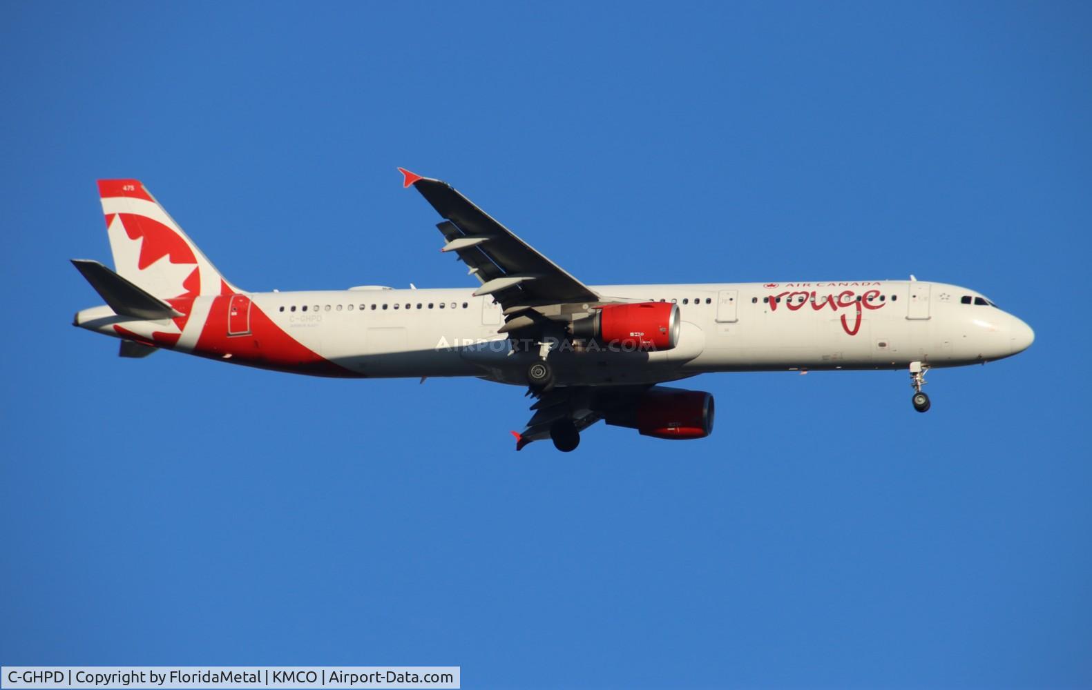 C-GHPD, 2013 Airbus A321-211 C/N 5681, Rouge A321 zx cyul-mco