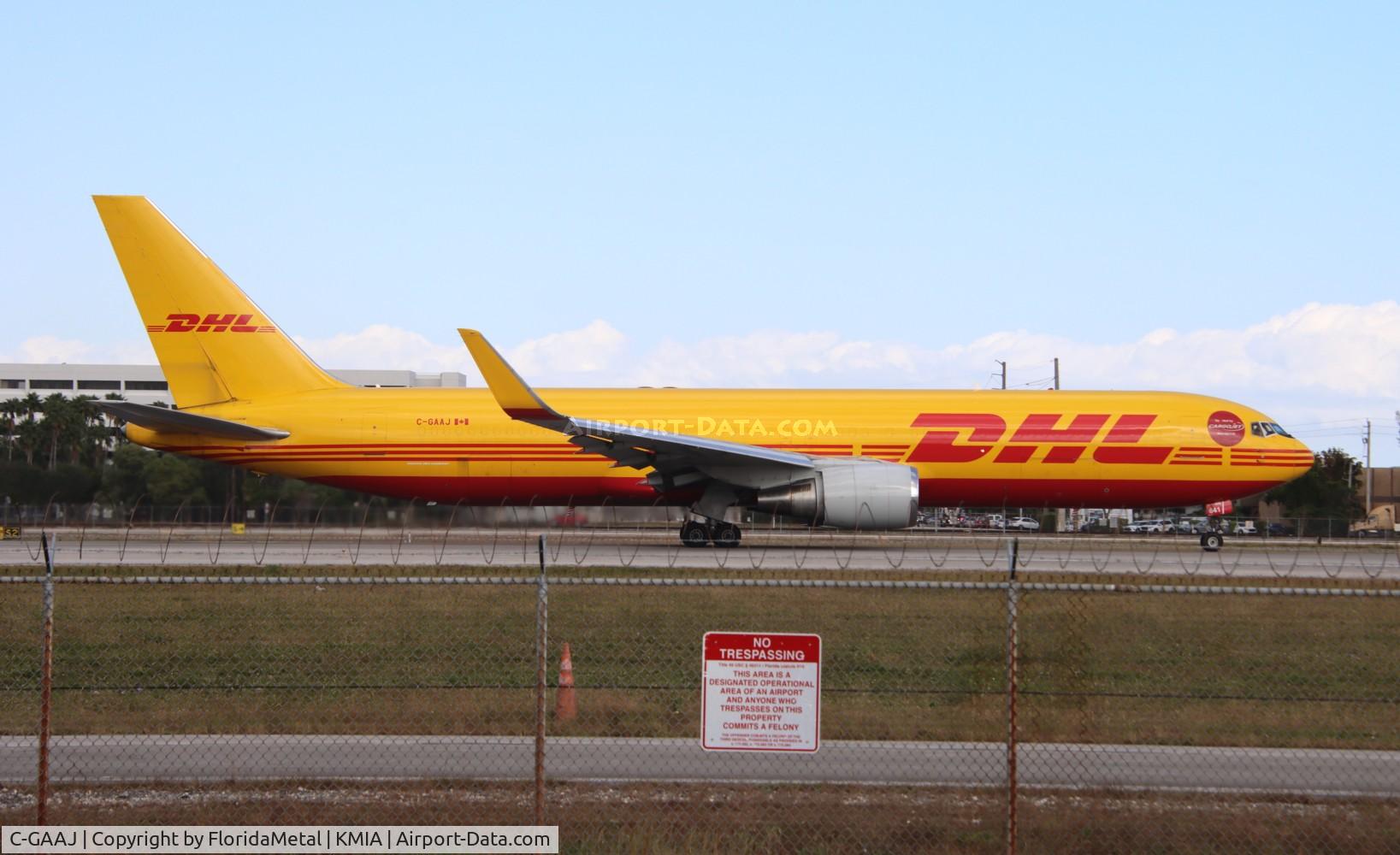 C-GAAJ, 1993 Boeing 767-323/ER(BDSF) C/N 25449, CJT/DHL 767-300F zx mia-sjo,mroc