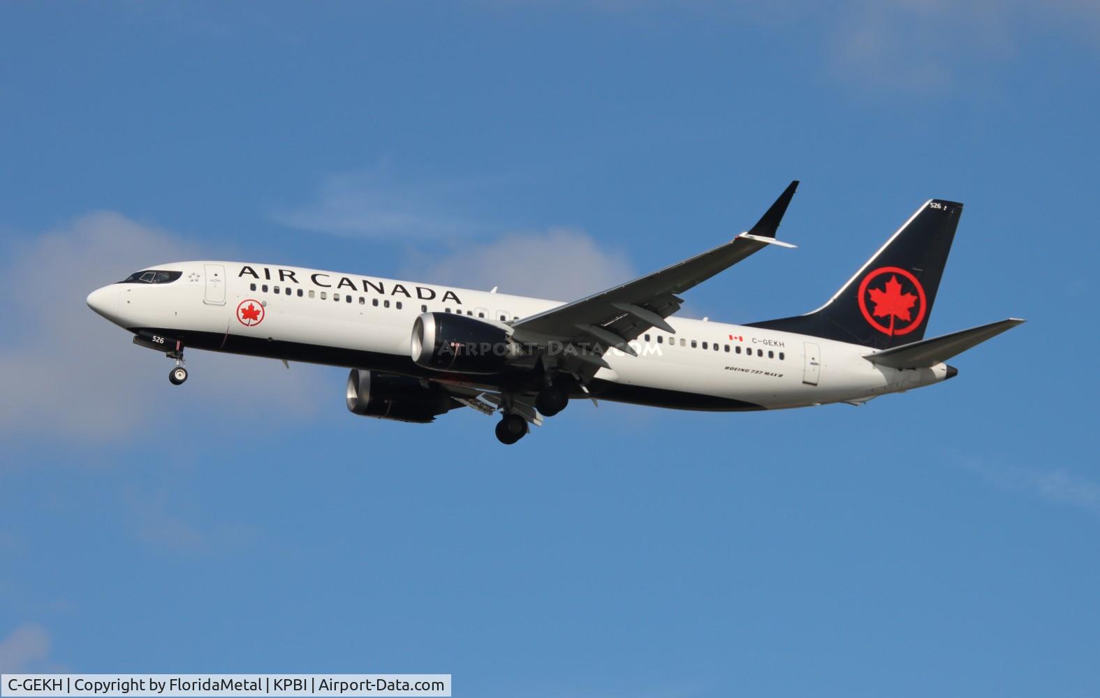 C-GEKH, 2019 Boeing 737-8 MAX C/N 61231, ACA 737-8 zx cyyz-pbi