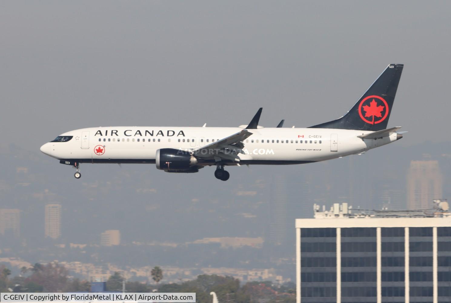 C-GEIV, 2019 Boeing 737-8 MAX C/N 61229, ACA 737-8 zx cyvr-lax