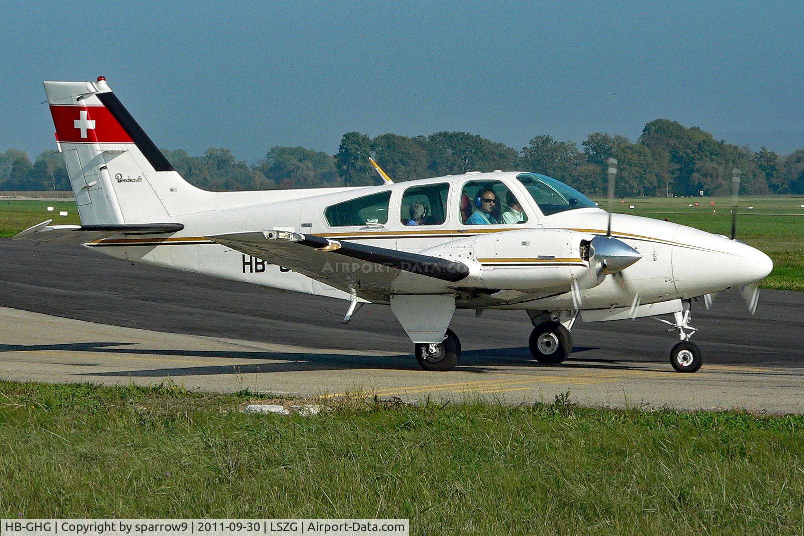 HB-GHG, 1973 Beech 95-B55 Baron Baron C/N TC-1616, HB-registered from 1984-03-22 until 2020-01-24