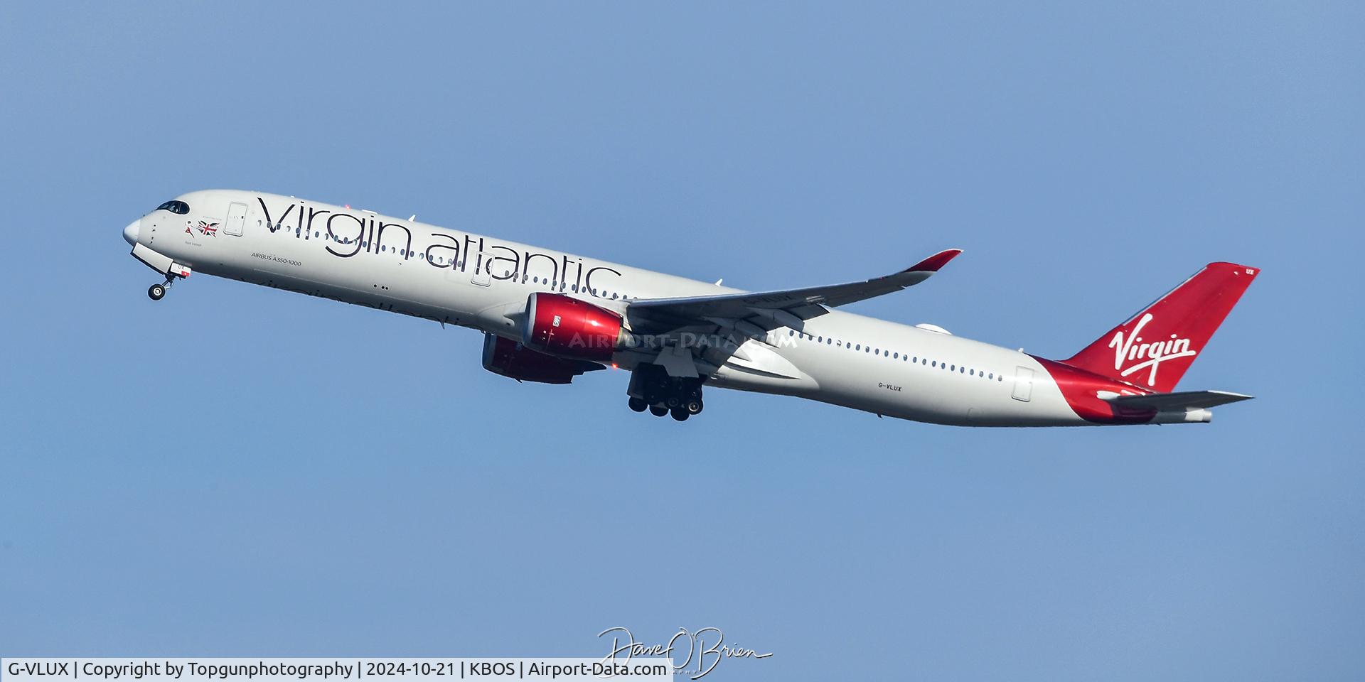 G-VLUX, 2019 Airbus A350-1041 C/N 274, Lifting off from Logan Int