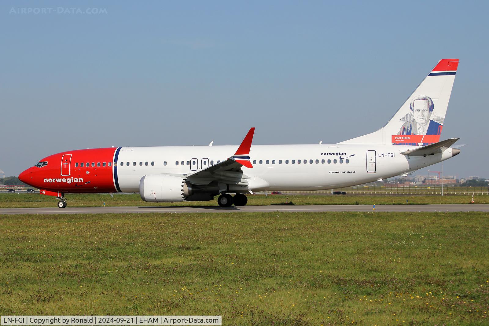 LN-FGI, 2022 Boeing 737-8 MAX C/N 65185, at eham